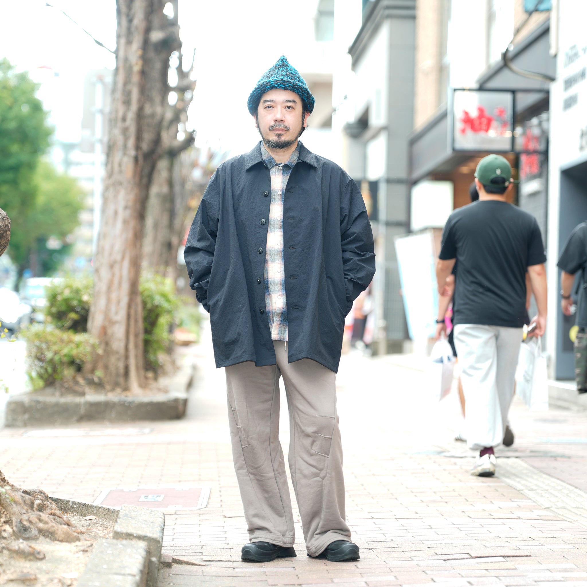 SHIRT COAT-SNOW NOISE TAFFETA | Color_Black | No_shco-02_black【CATTA_カッタ】