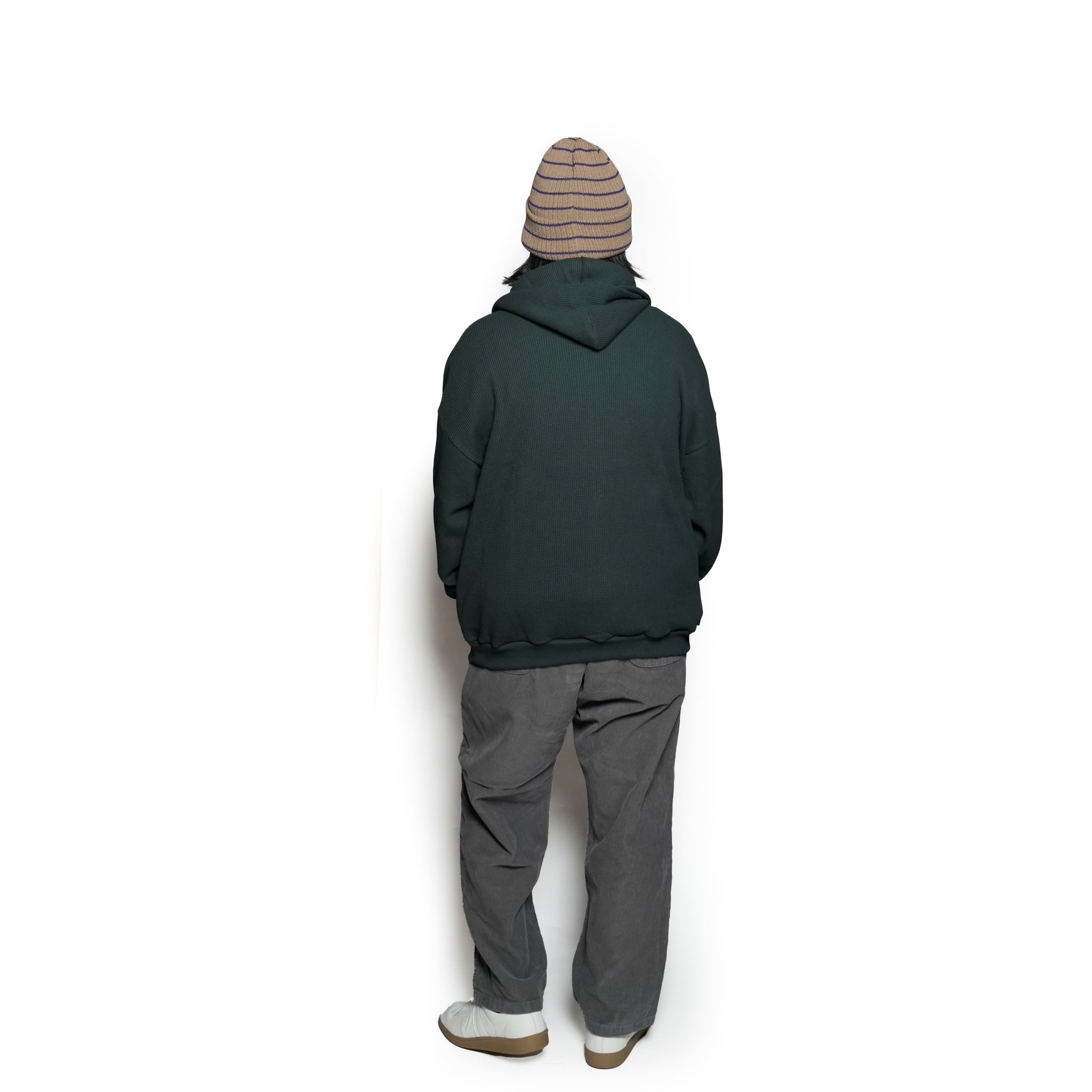 RELAX FIT №113 [ New orleans thermal zip hoodie ] Color:JungleGreen【RELAX FIT_リラックスフィット】