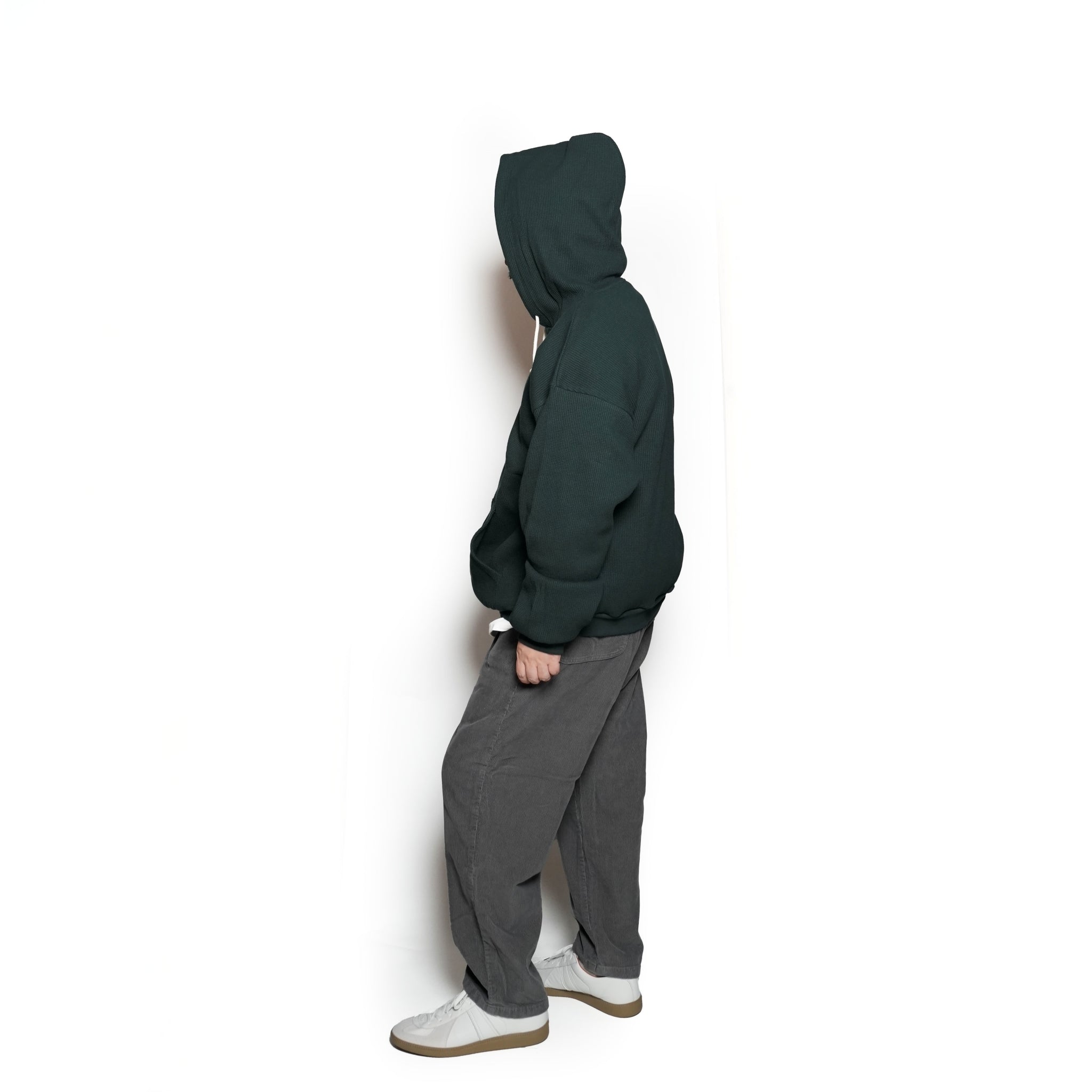 RELAX FIT №113 [ New orleans thermal zip hoodie ] Color:JungleGreen【RELAX FIT_リラックスフィット】