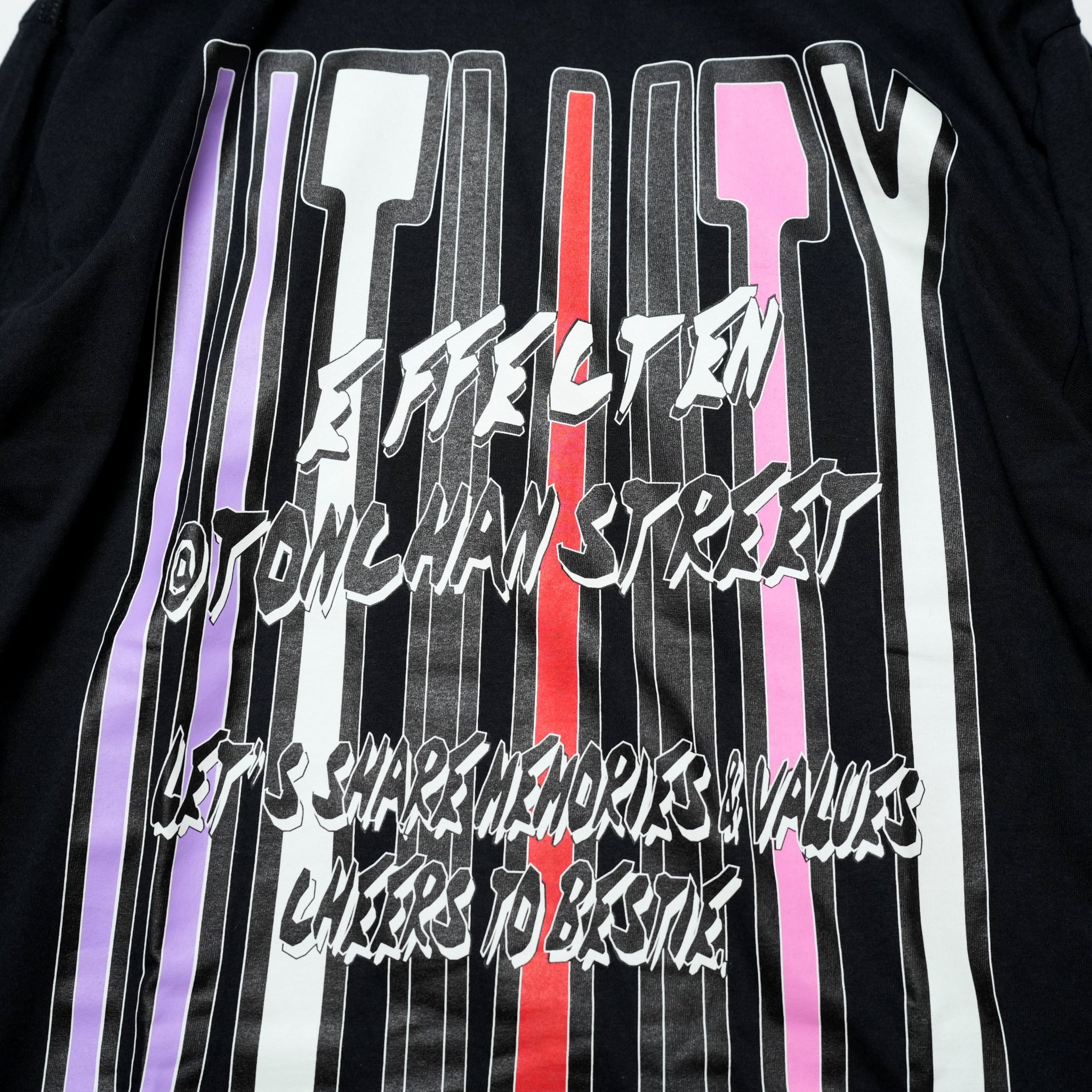 efxf-31_Black | Cheers To Bestie L/S Tee | Black【EFFECTEN_エフェクテン】