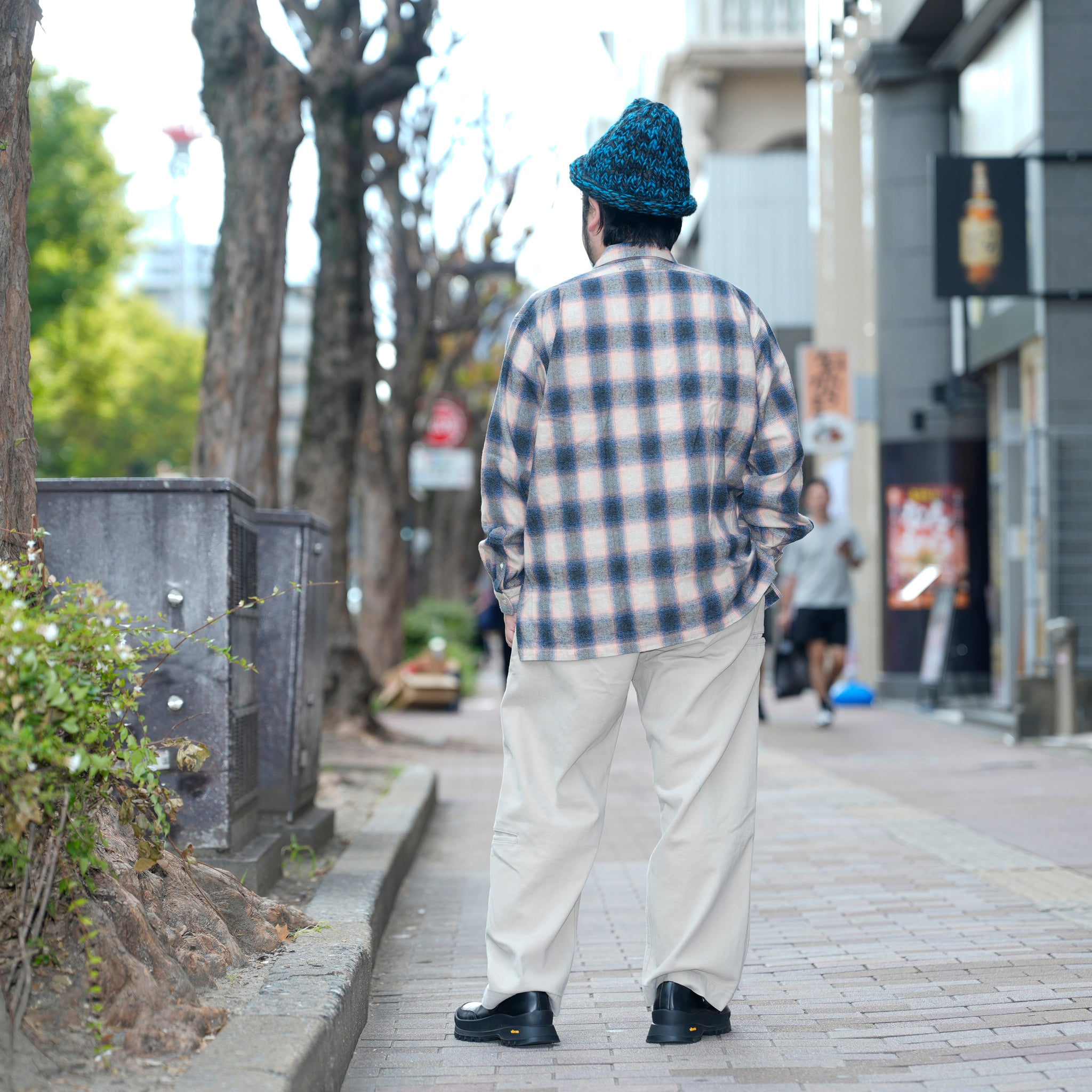W POCKET SHIRT-OMBRE CHECK | Color_Pink | No_wp-03_pink【CATTA_カッタ】