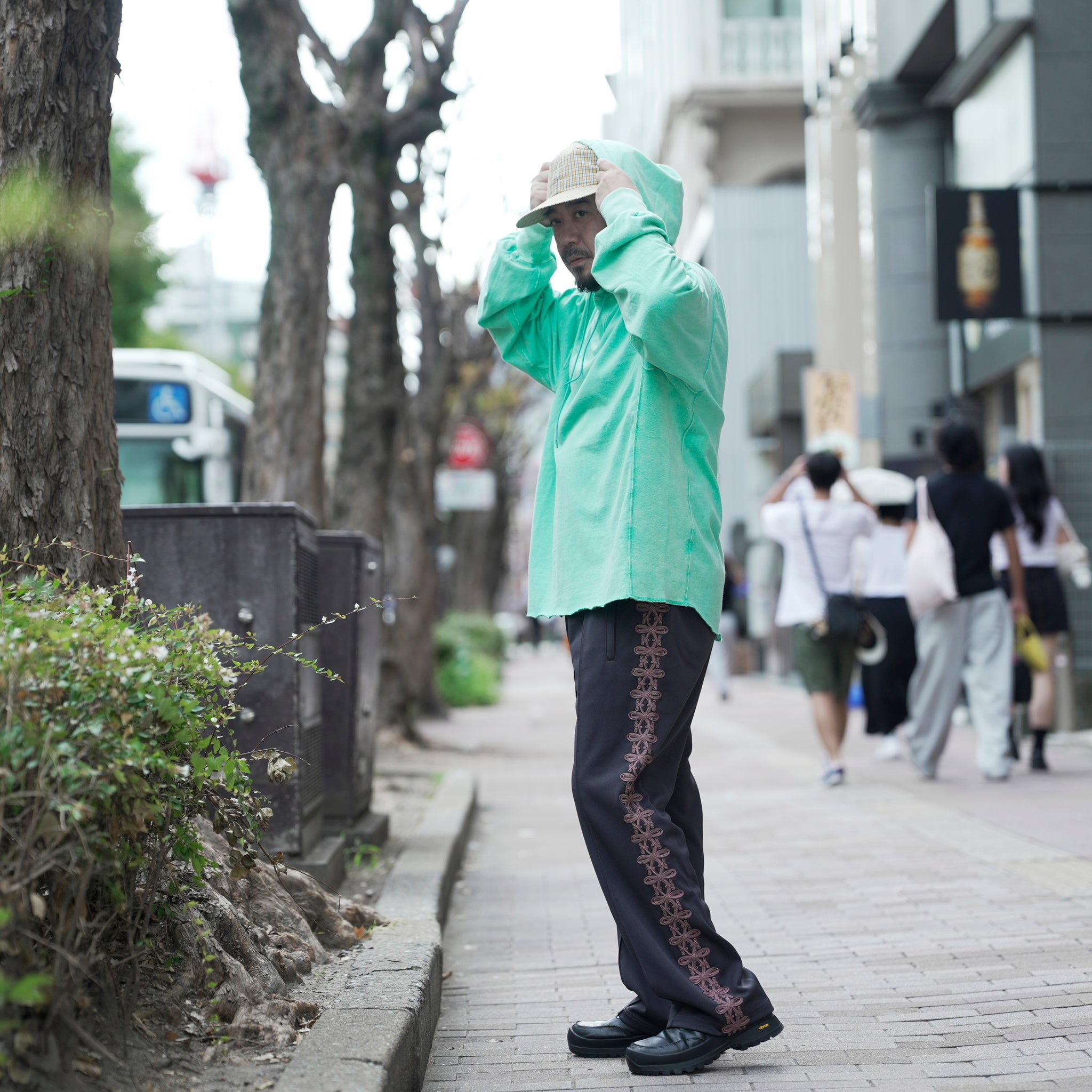 KINGSTON PANTS | Color_Smoke Pink | No_p2405301_smoke pink / Grayge / Charcoal【NASNGWAM_ナスングワム】