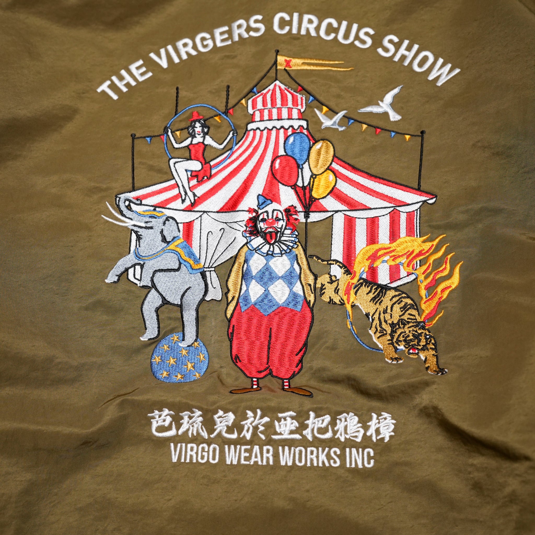 VG-CB-140_Khaki | Virgers circus souvenir jkt | Khaki【VIRGOwearworks_ヴァルゴウェアワークス】