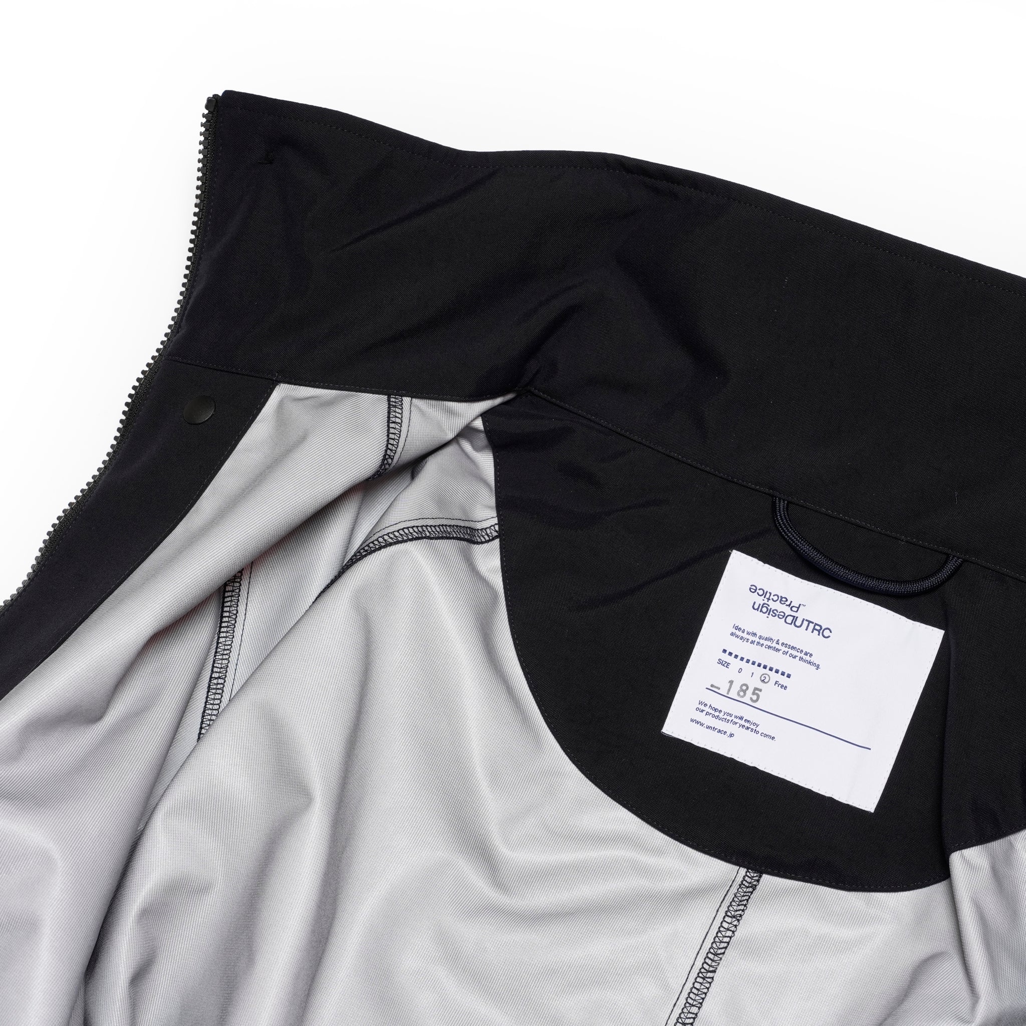 3レイヤー スタンドカラーコート | Color_Color: Dark Navy | No__185_color: dark navy【UNTRACE_アントレース】