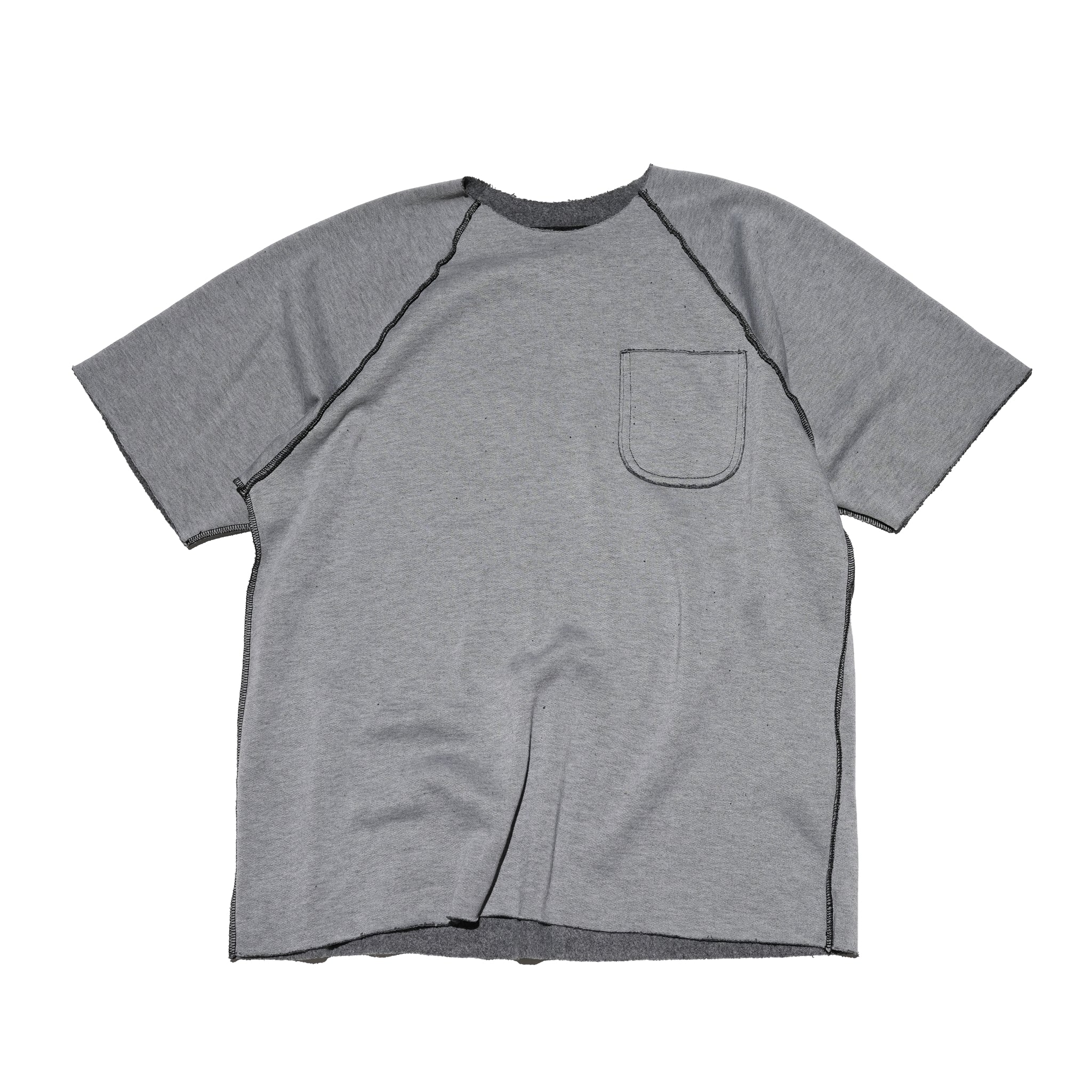 No:M31759-3 | Name:Raglan Crew Sweat Shirt | Color:Heather Black【MONITALY_モニタリー】