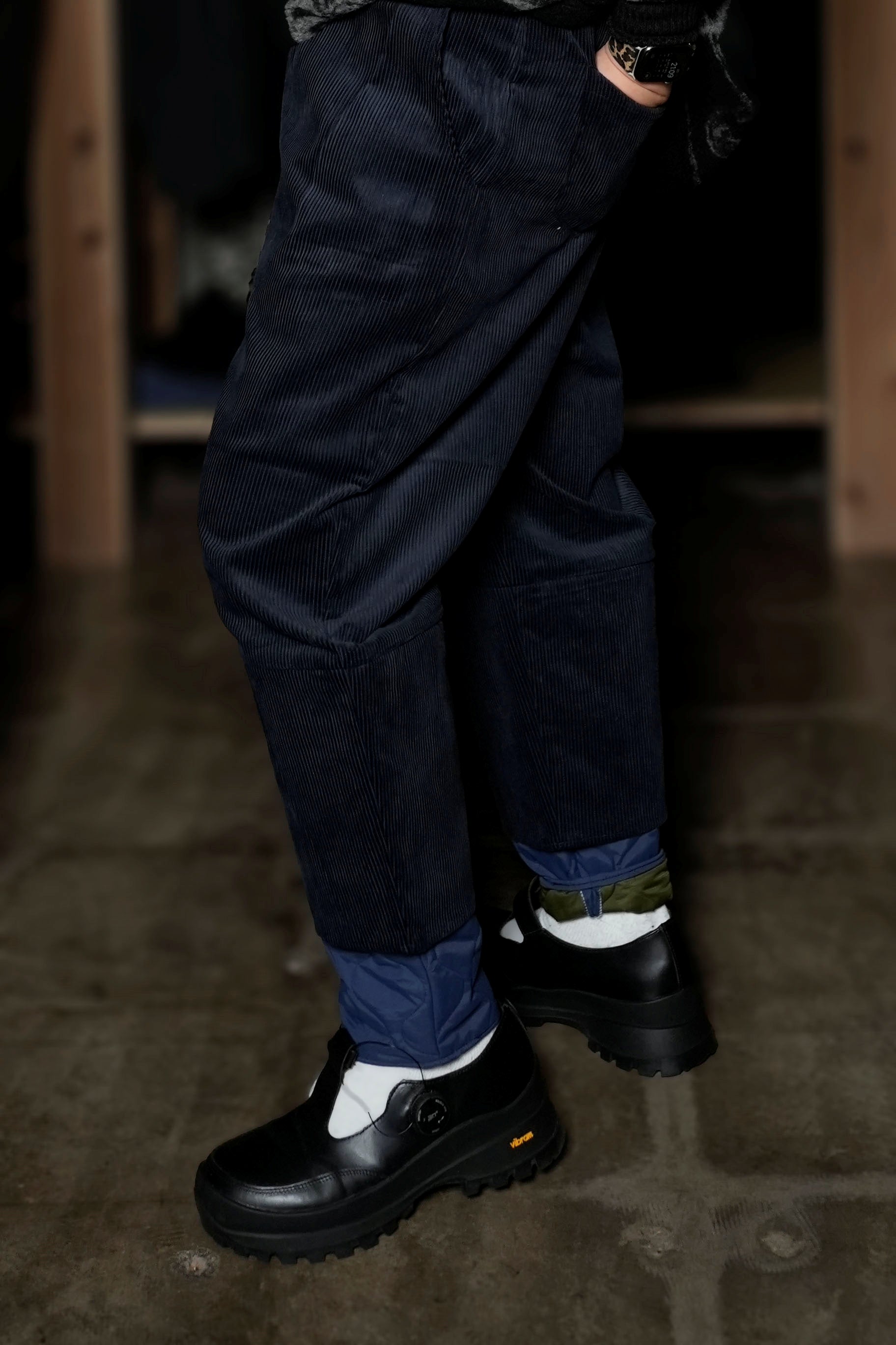 SF24AW-02_BLUE | Layer Corduroy Pants | Color:Blue【STOF_ストフ】