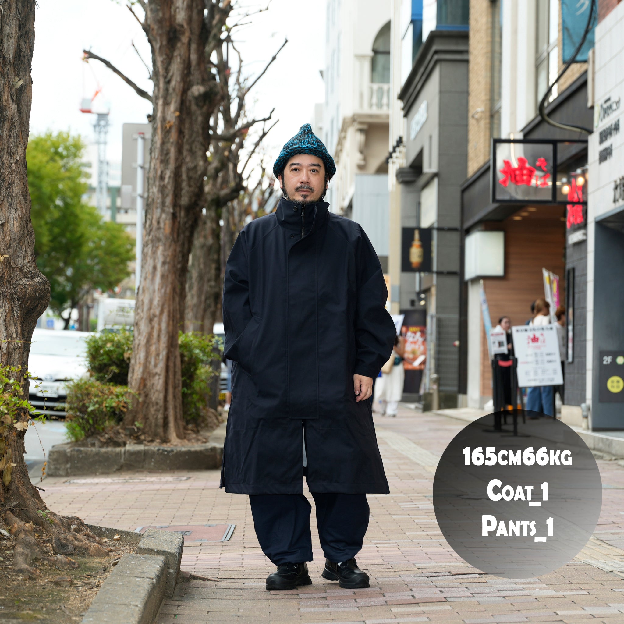 3レイヤー スタンドカラーコート | Color_Color: Dark Navy | No__185_color: dark navy【UNTRACE_アントレース】