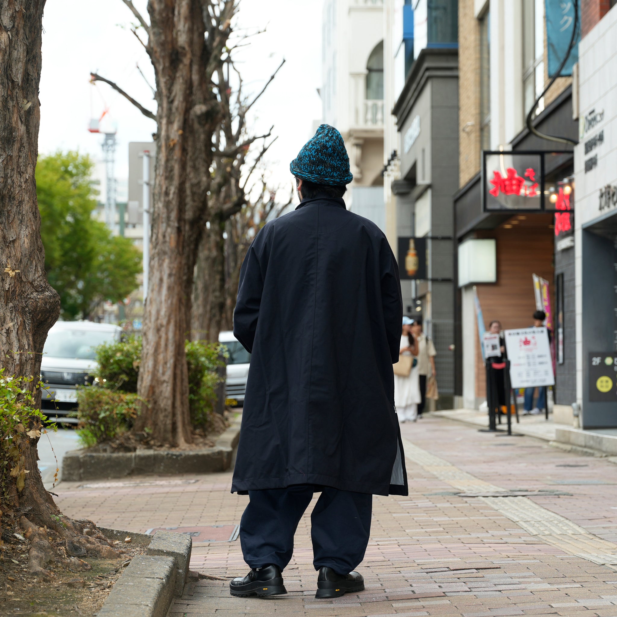 3レイヤー スタンドカラーコート | Color_Color: Dark Navy | No__185_color: dark navy【UNTRACE_アントレース】
