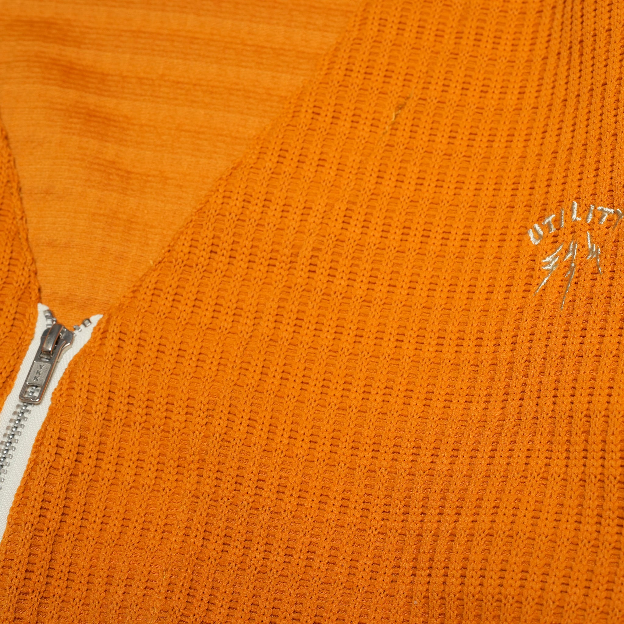 efmm-23_Orange | Front Zip Cardigan | Color:Orange【EFFECTEN_エフェクテン】【archive】