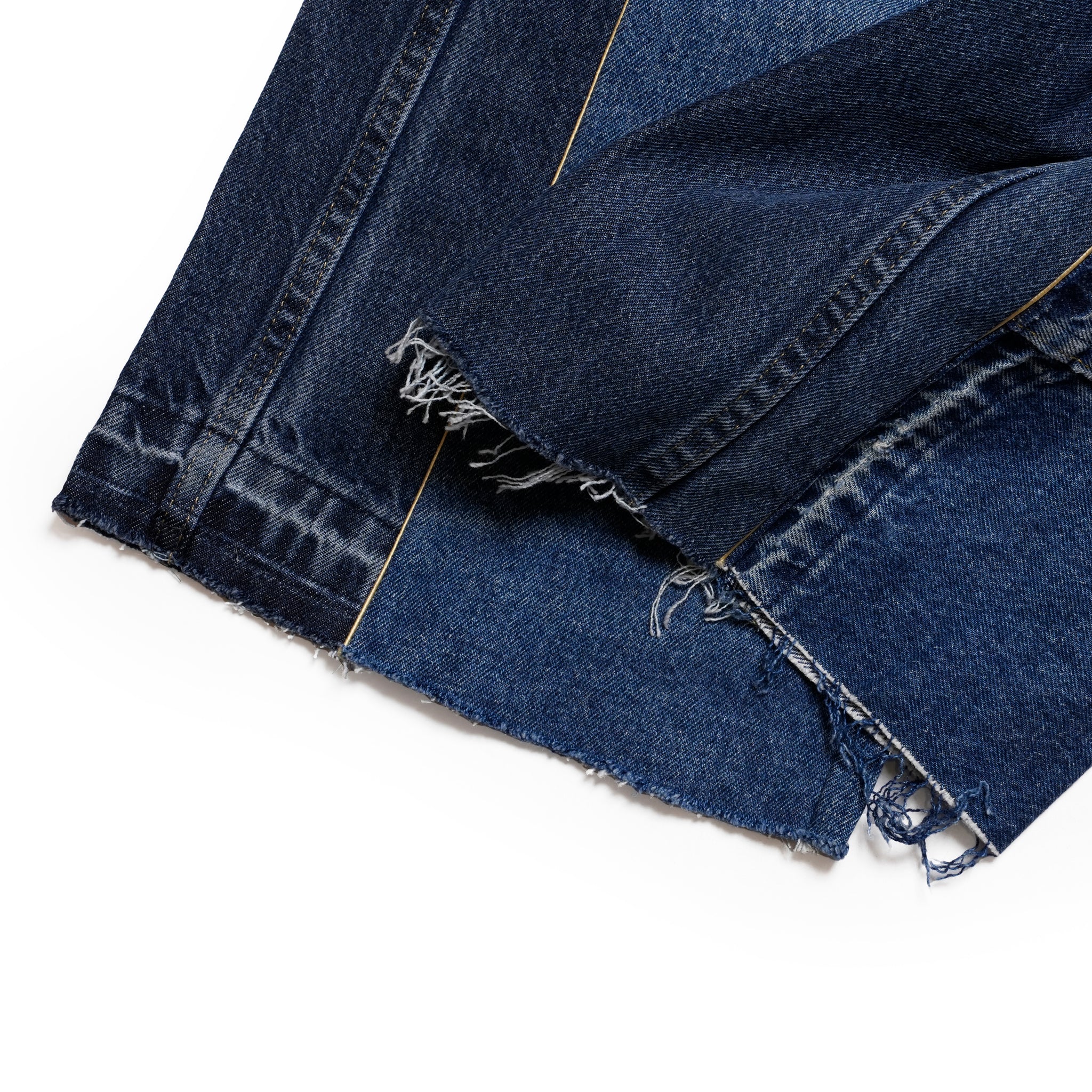 AT-268 | パッチワークデニムパンツ　パターンver | Color:A | Size:S【REHERSALL_リハーズオール】