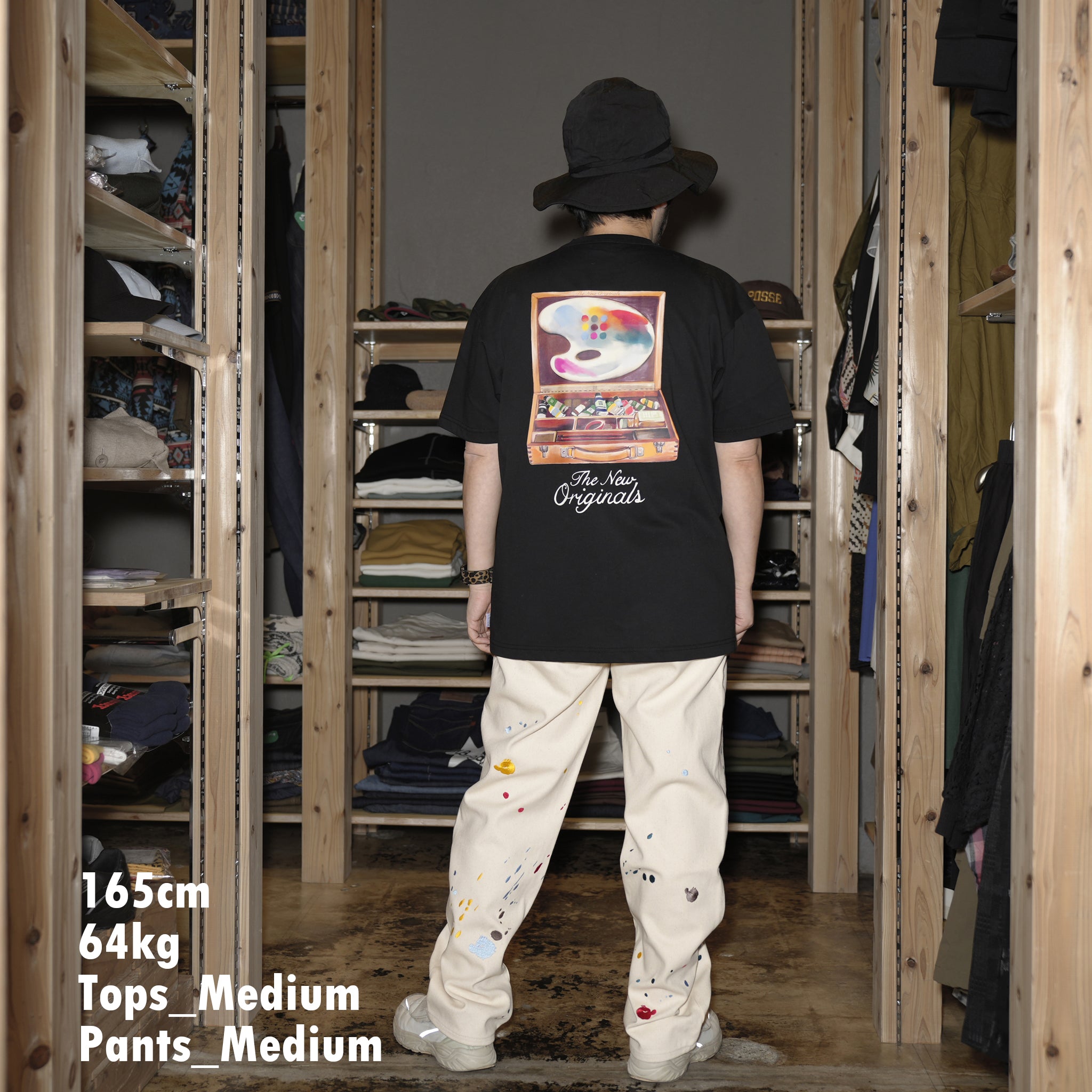 No:tno-10 | Name:Freddy Paint Jeans | Color:White Alyssum【THE NEW ORIGINALS_ザ ニュー オリジナルズ】