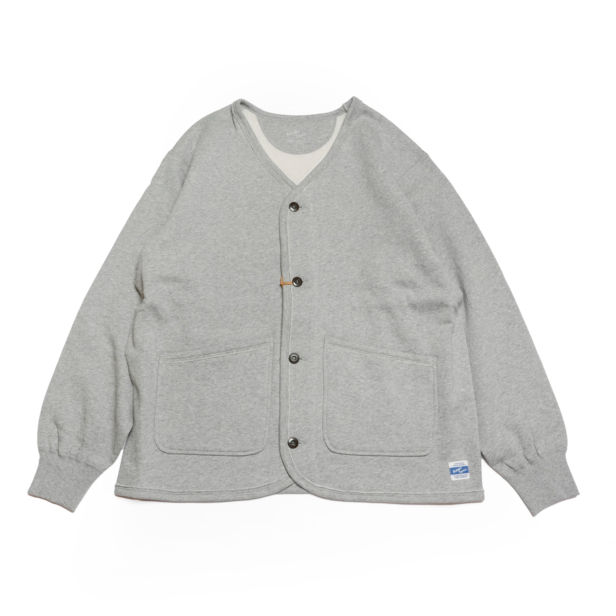 Sweat Cardigan | Color_Gray | No_am-2553008_gray【ARMY TWILL_アーミーツイル】