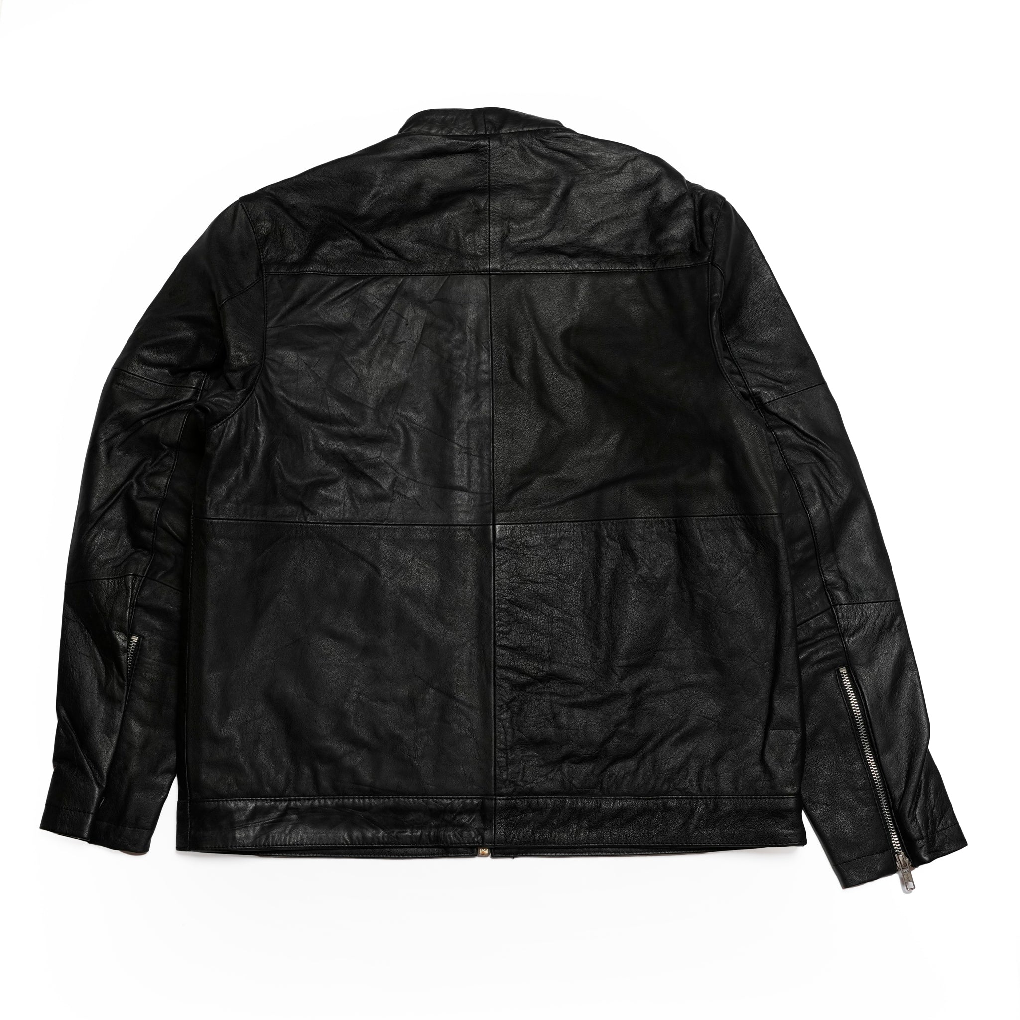 Reproduct Leather Single Riders | Color_Black | No_M-2407651【MODEM DESIGN_モデムデザイン】