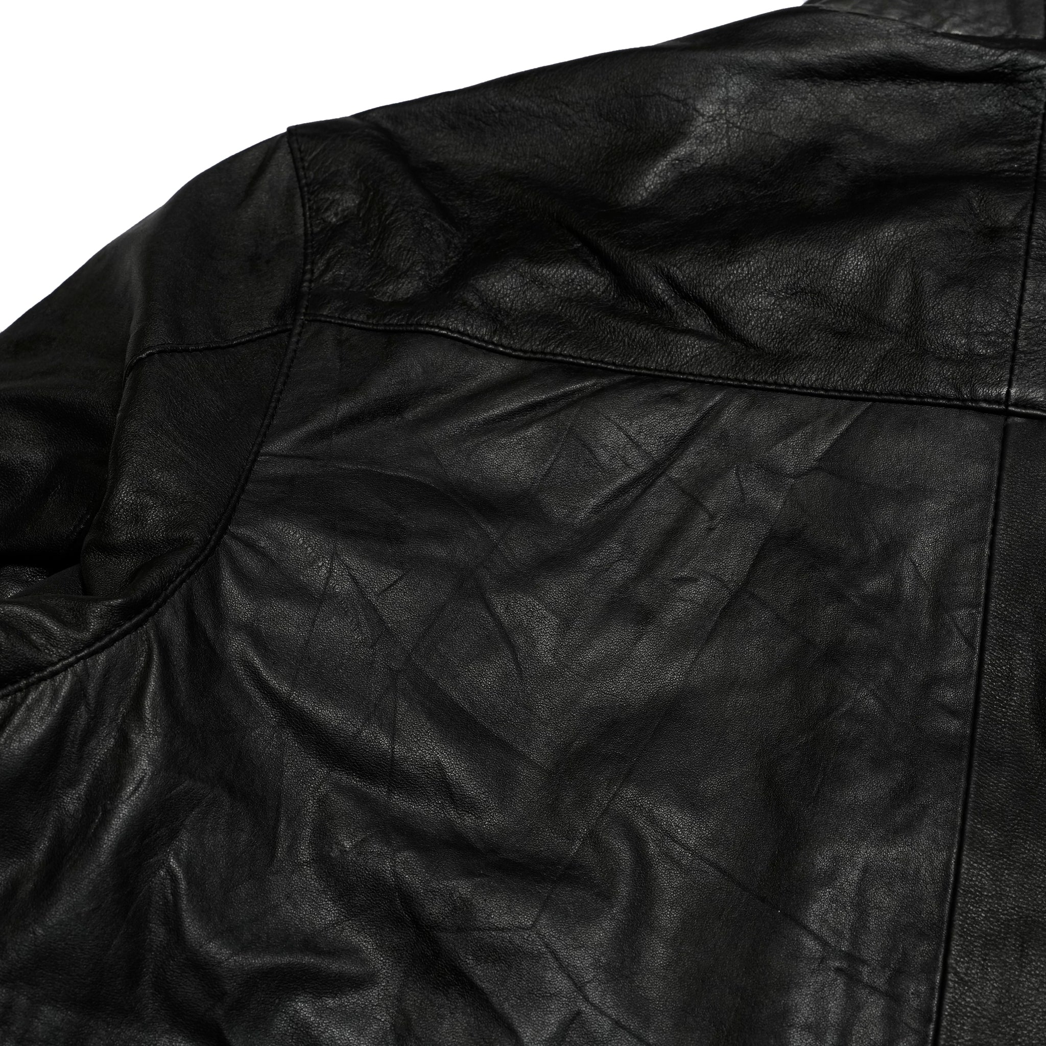 Reproduct Leather Single Riders | Color_Black | No_M-2407651【MODEM DESIGN_モデムデザイン】