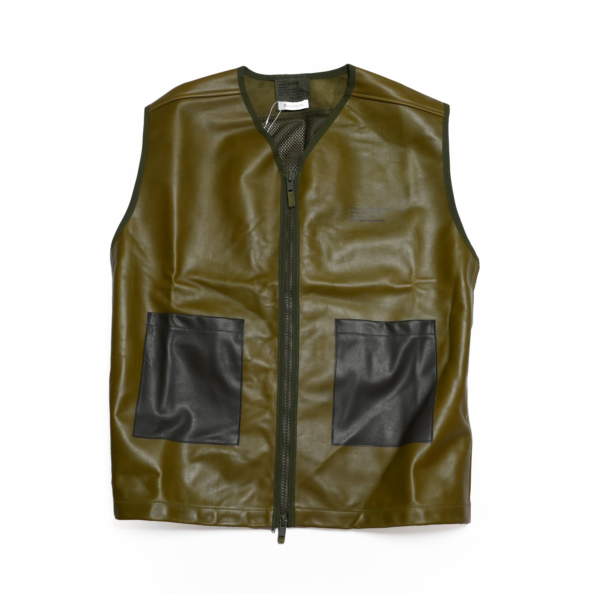 JERKIN PROTECTIVE VEST remake | Color:M Green【The NERDYS_ナーディーズ】NFNG-VT01