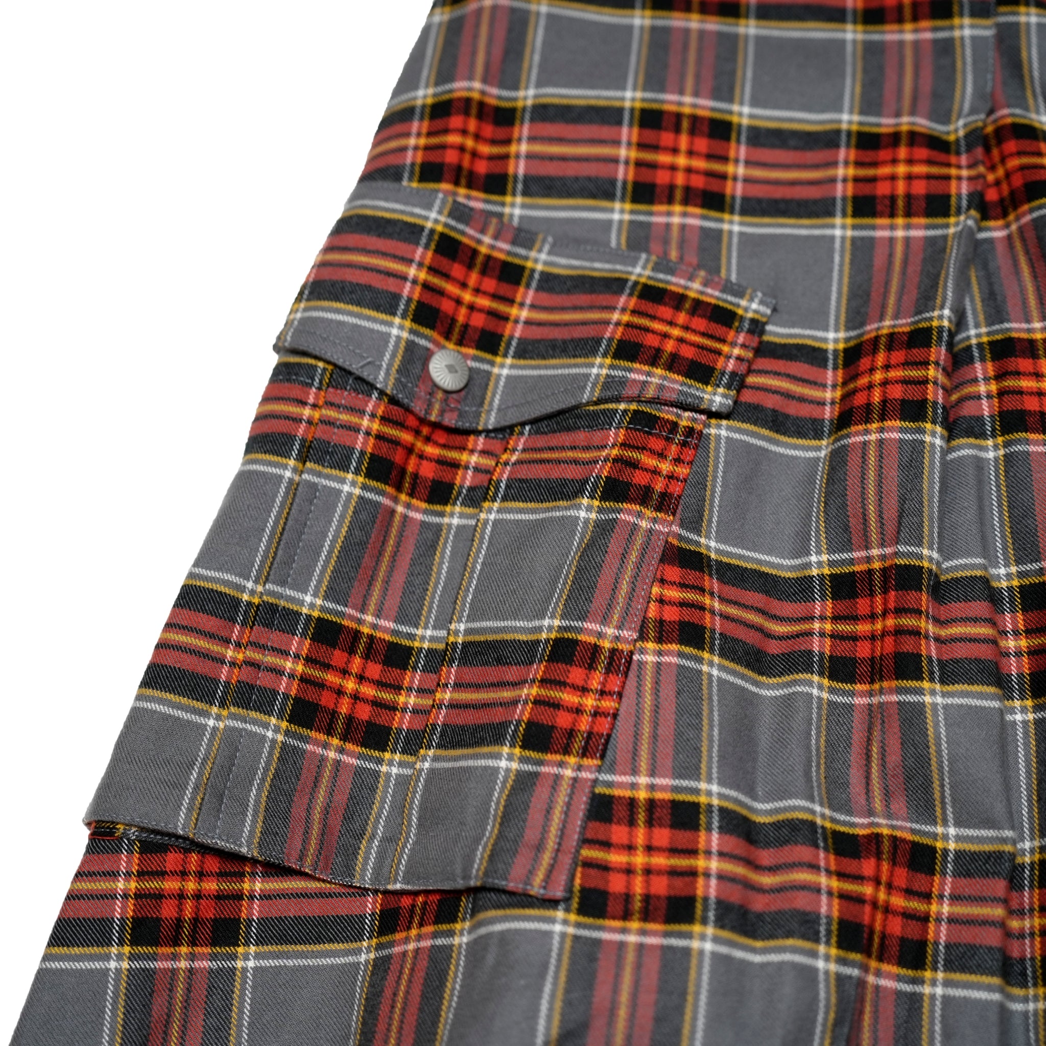 Pleats Wrap Skirt | Color:Red Plaid【AMBERGLEAM_アンバーグリーム】| 1225141112