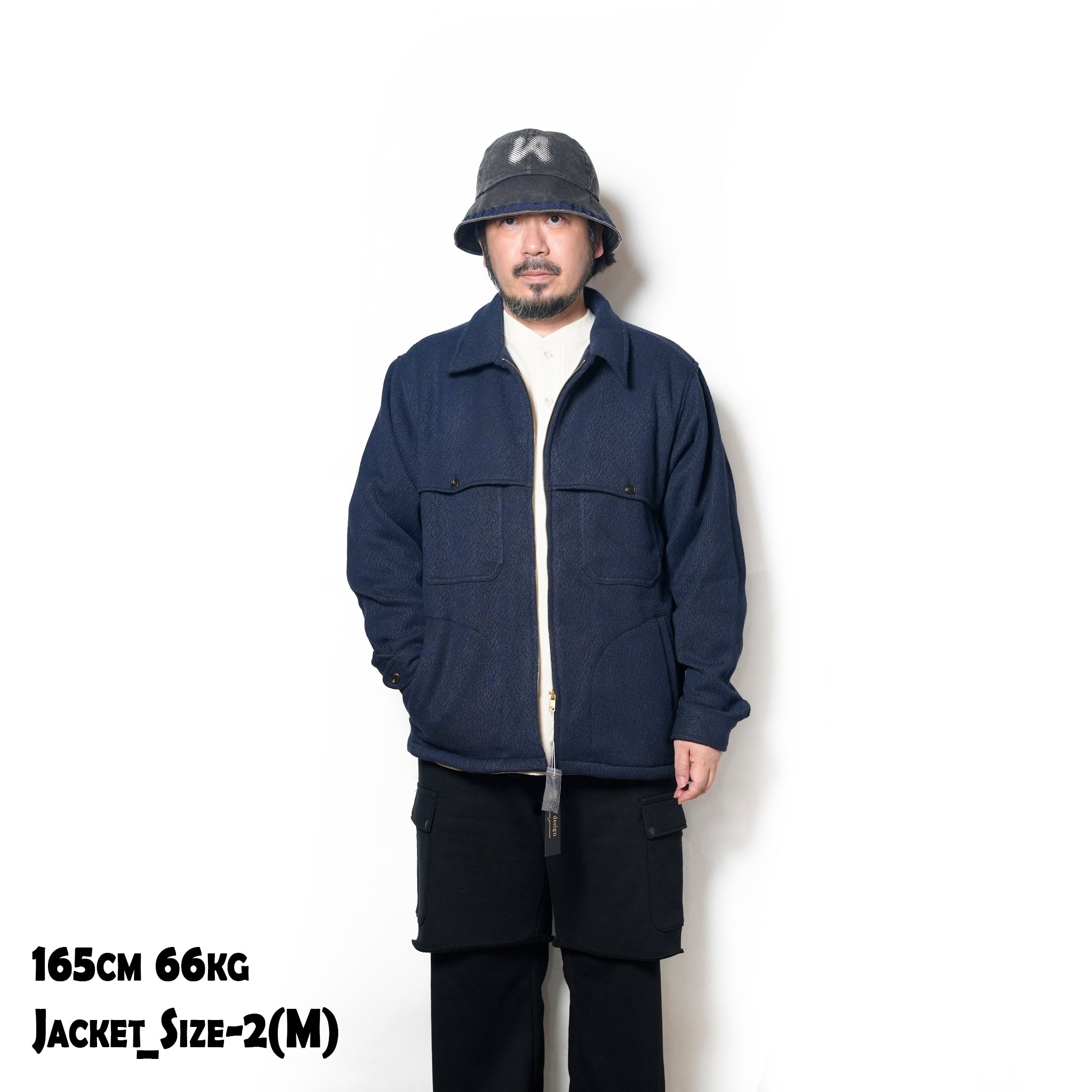 cpo jacket | Color_Navy | No_M-2503458【MODEM DESIGN_モデムデザイン】