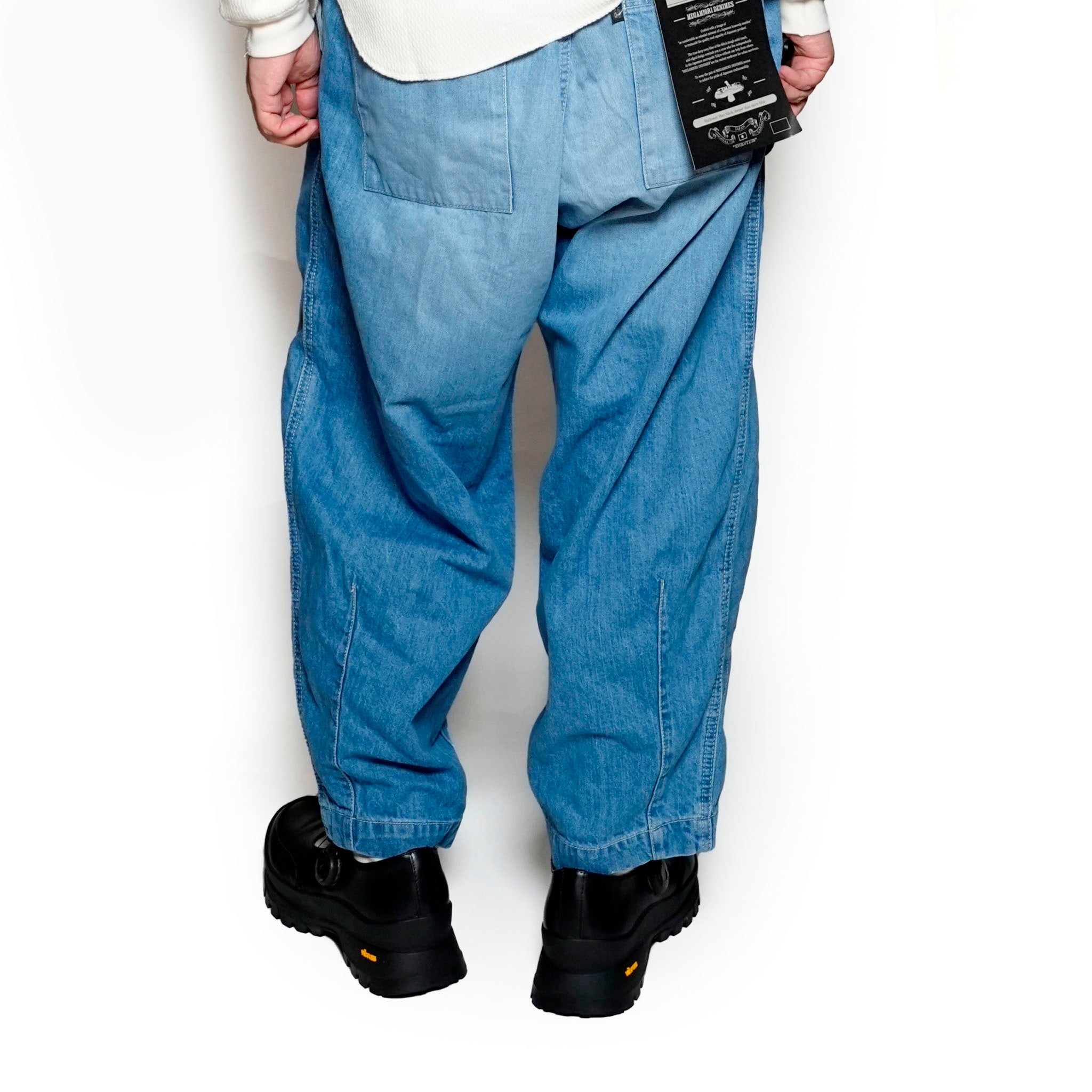 VG-PT-425_Indigo | VGW Type-2 wide denim pants | Indigo【VIRGOwearworks_ヴァルゴウェアワークス】 【VIRGOwearworks×女神織DENIMES】)