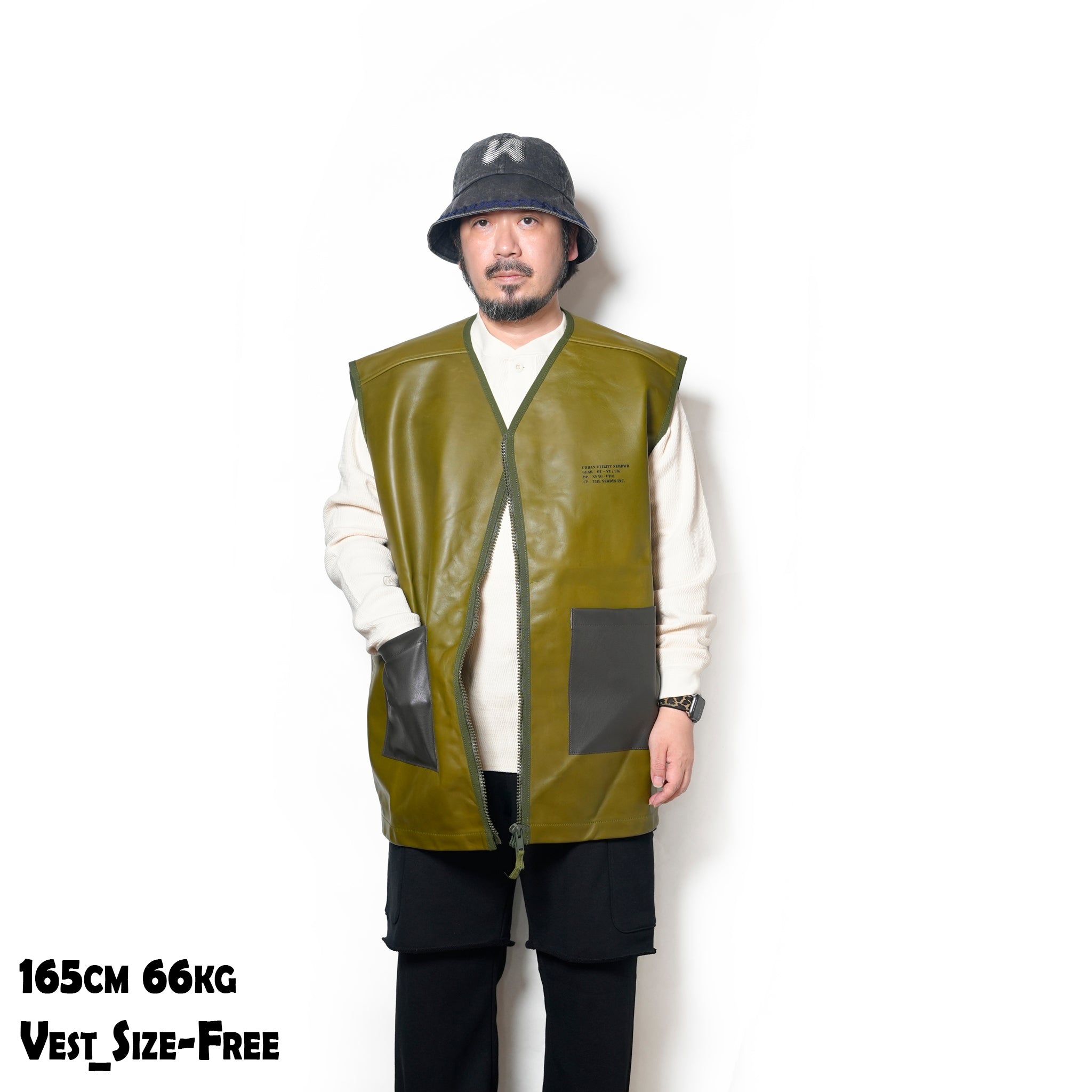JERKIN PROTECTIVE VEST remake | Color:M Green【The NERDYS_ナーディーズ】NFNG-VT01