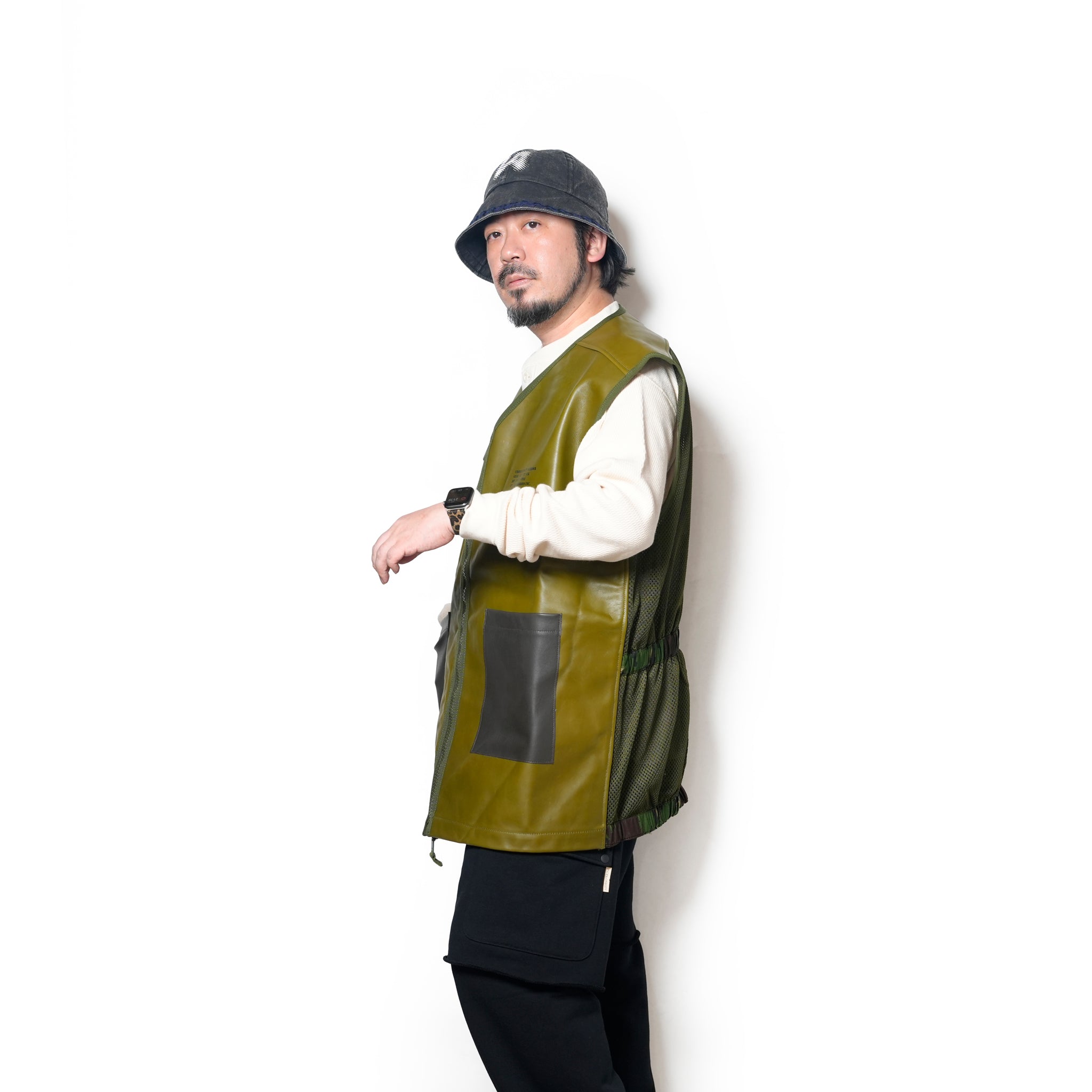 JERKIN PROTECTIVE VEST remake | Color:M Green【The NERDYS_ナーディーズ】NFNG-VT01
