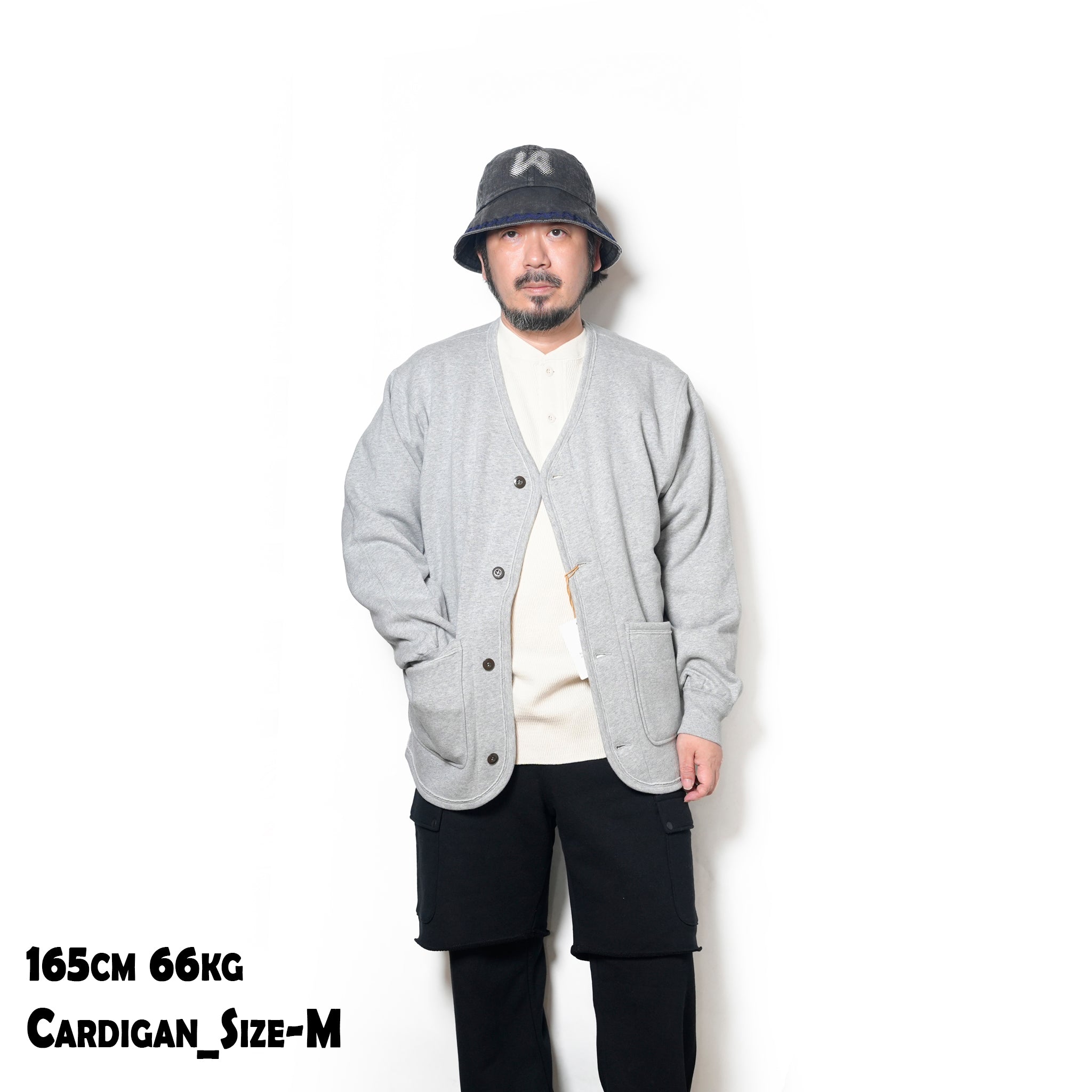 Sweat Cardigan | Color_Gray | No_am-2553008_gray【ARMY TWILL_アーミーツイル】
