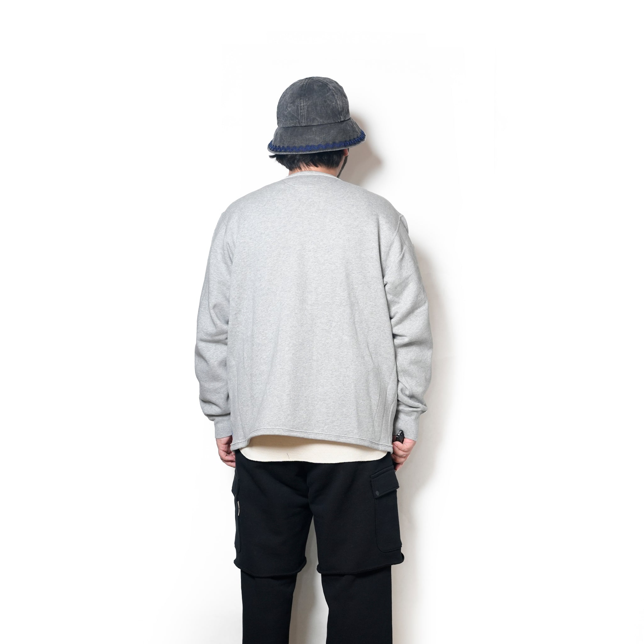 Sweat Cardigan | Color_Gray | No_am-2553008_gray【ARMY TWILL_アーミーツイル】