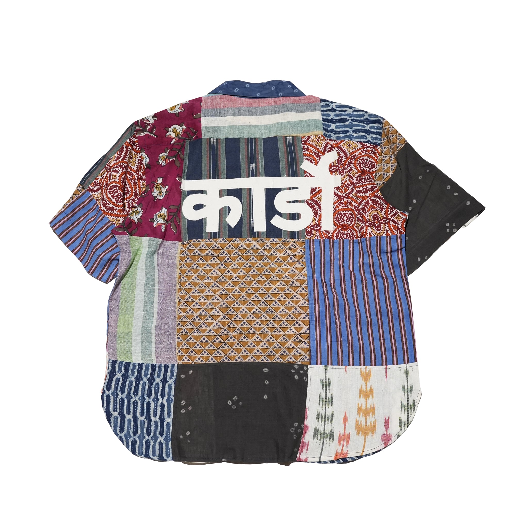No:RONEN_patch | Name:OVER SIZED CAMP COLLARSS SHIRT | Color:Patchwork 05【KARDO_カルド】