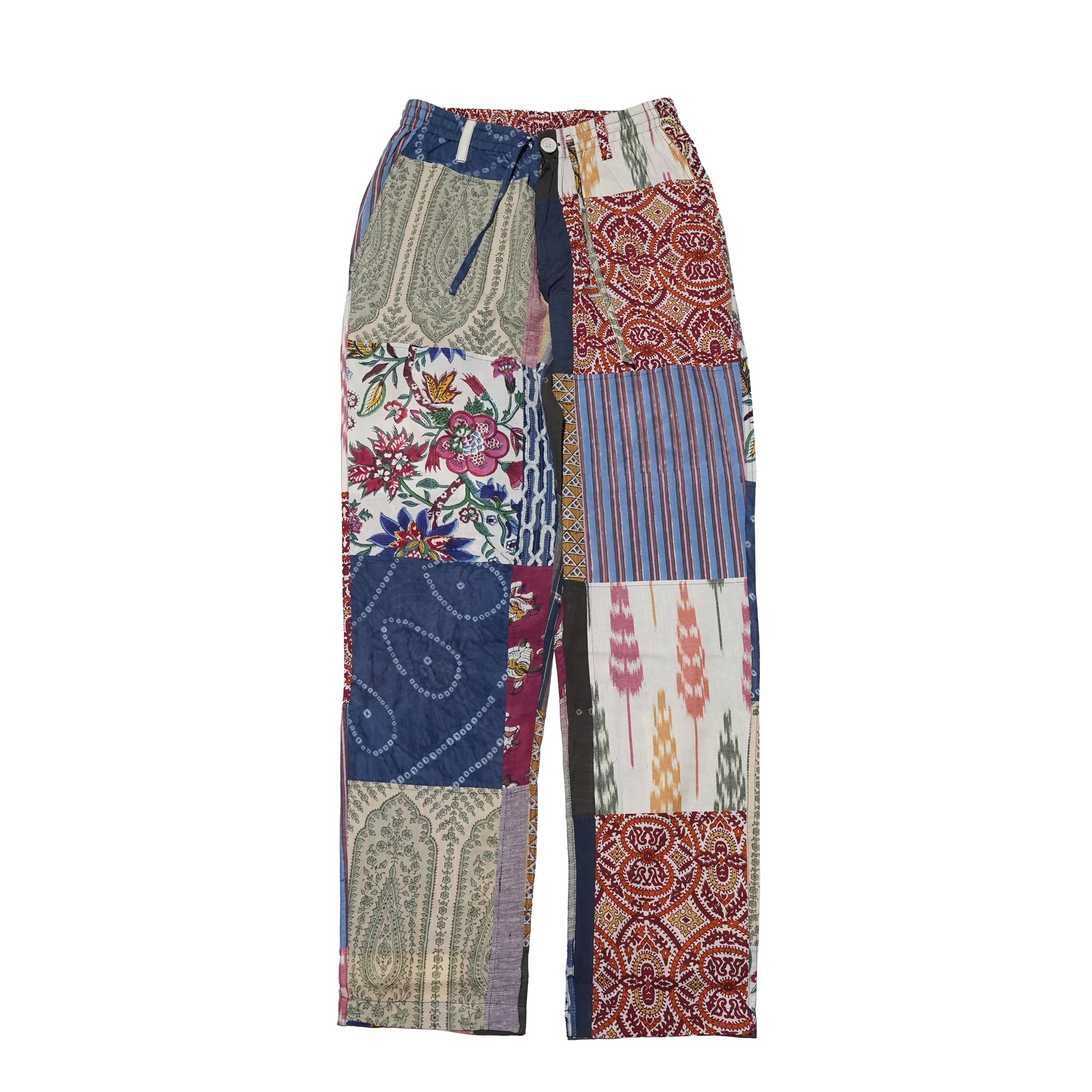No:LISBOA_patch | Name:RELAXED FIT ELASTIC WAIST | Color:Patchwork 05【KARDO_カルド】