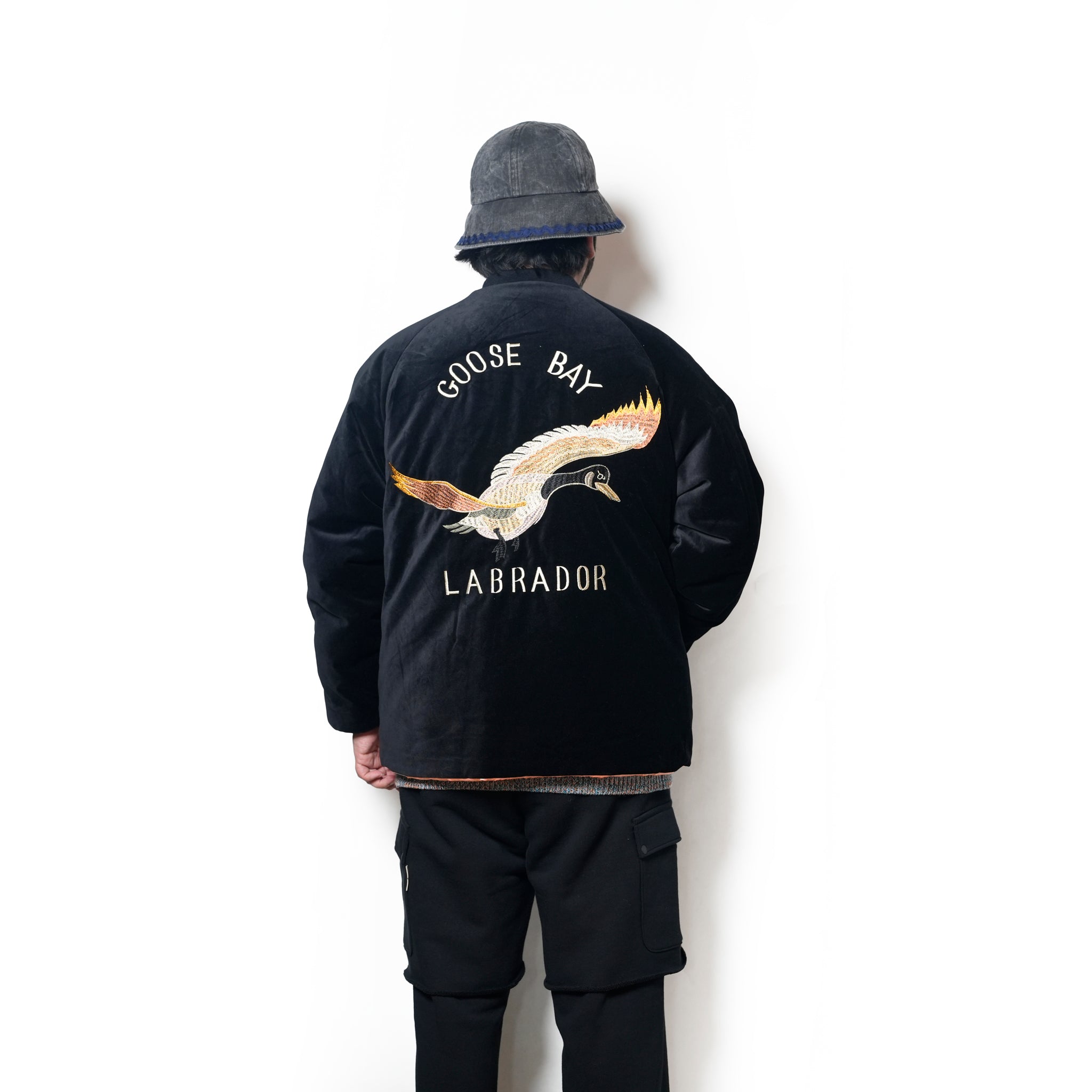 SOUVENIR GOOSE BAY JACKET | Color_Black Velour/Thermolite | No_tl25f001_black velour/thermolite【THRIFTY LOOK_スリフティールック】