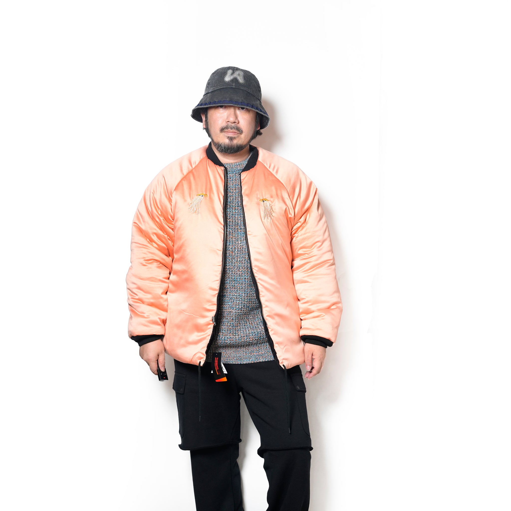 SOUVENIR GOOSE BAY JACKET | Color_Black Velour/Thermolite | No_tl25f001_black velour/thermolite【THRIFTY LOOK_スリフティールック】