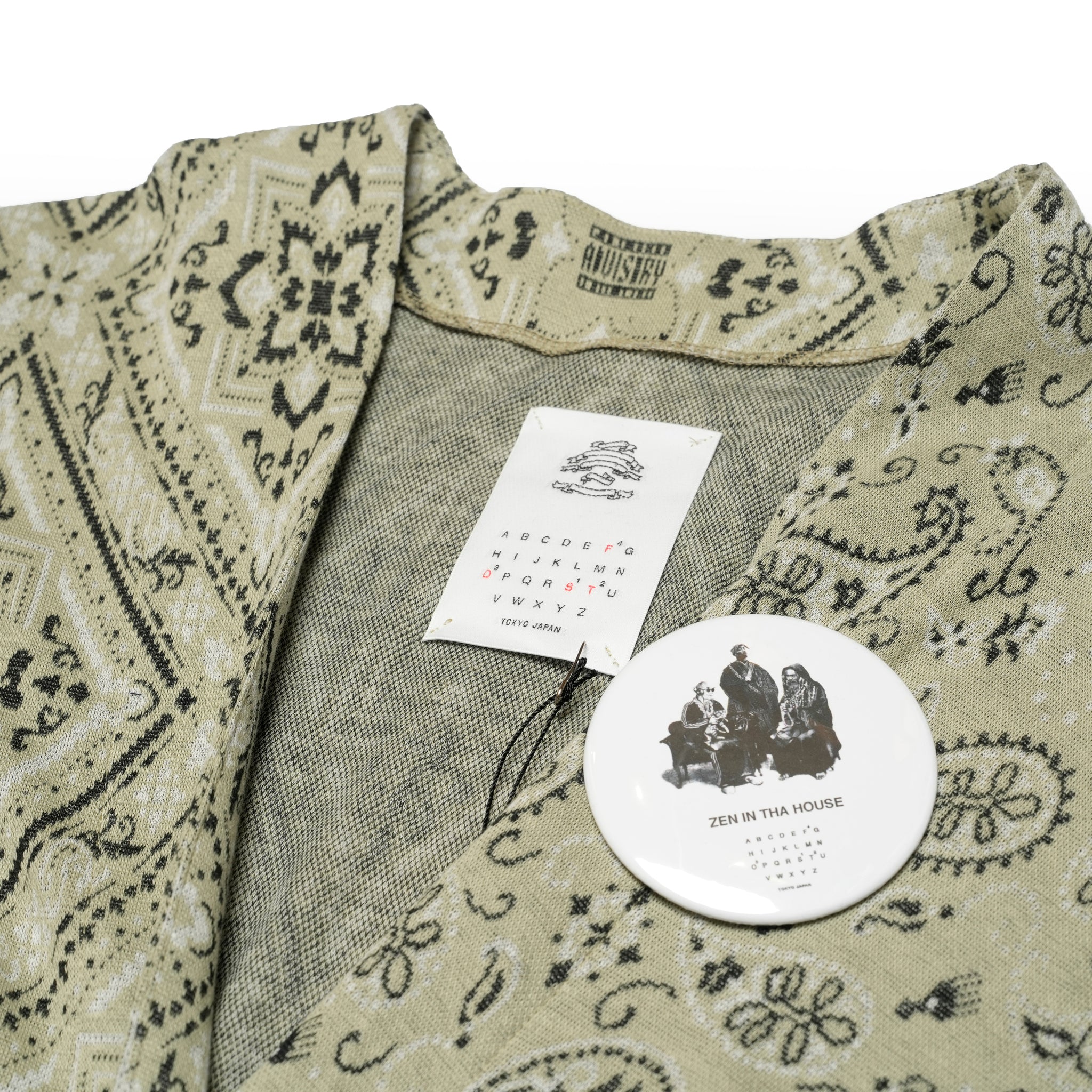 SF25SS-16_Beige | Bandana JQ Cardigan | Color:Beige【STOF_ストフ】