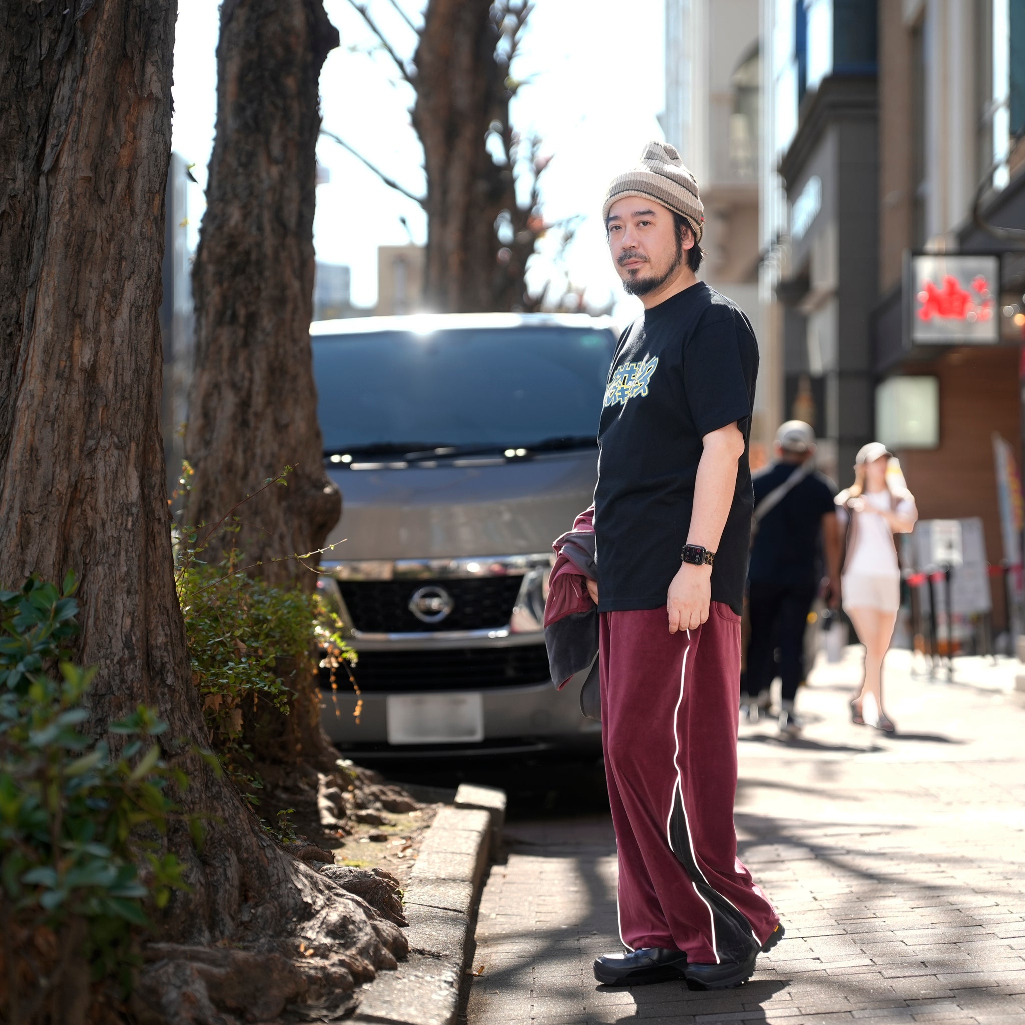 SAMUEL NAOHIROCK & SUZUKISMOOTH TEE | Color:White/Black | 【SAMUEL_サミュエル】 【ネコポス選択可能】