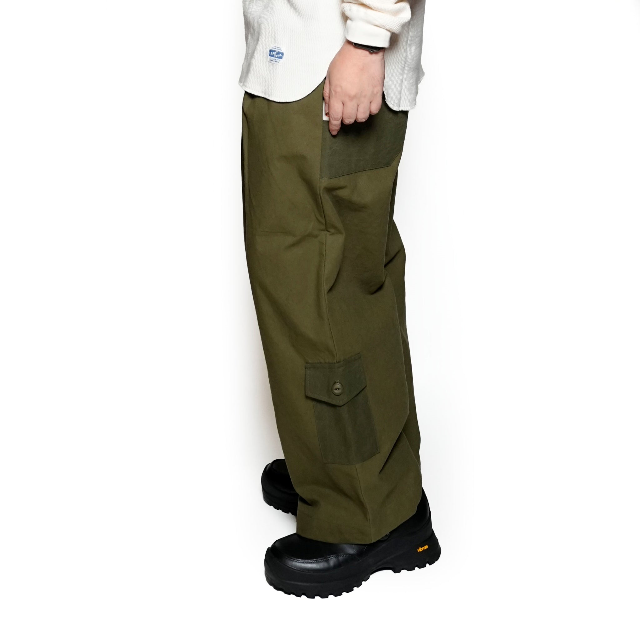 G63302A_KH | PATCHWORK WIDE WORK PANTS A type- KH【GORT_ゴート】