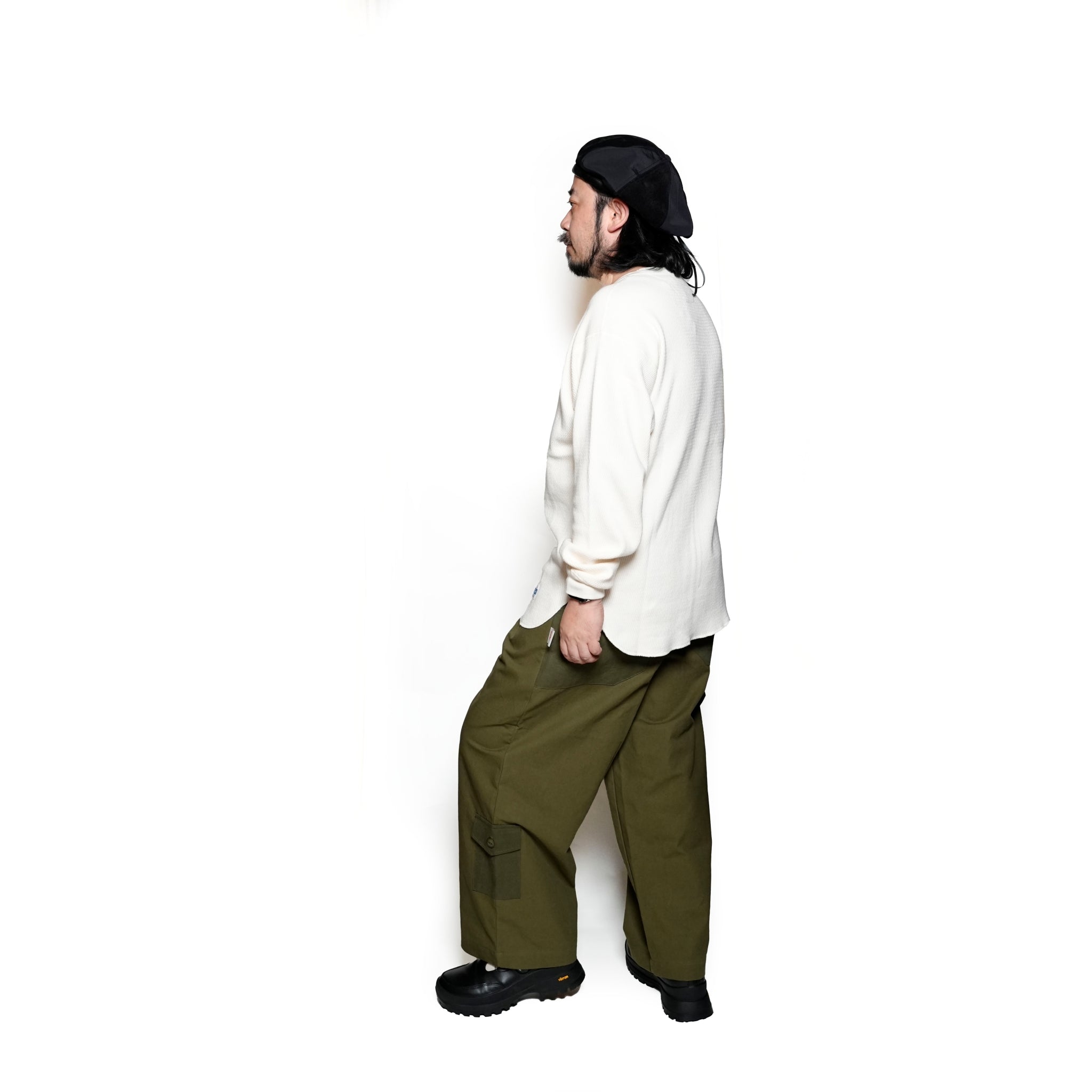 G63302A_KH | PATCHWORK WIDE WORK PANTS A type- KH【GORT_ゴート】