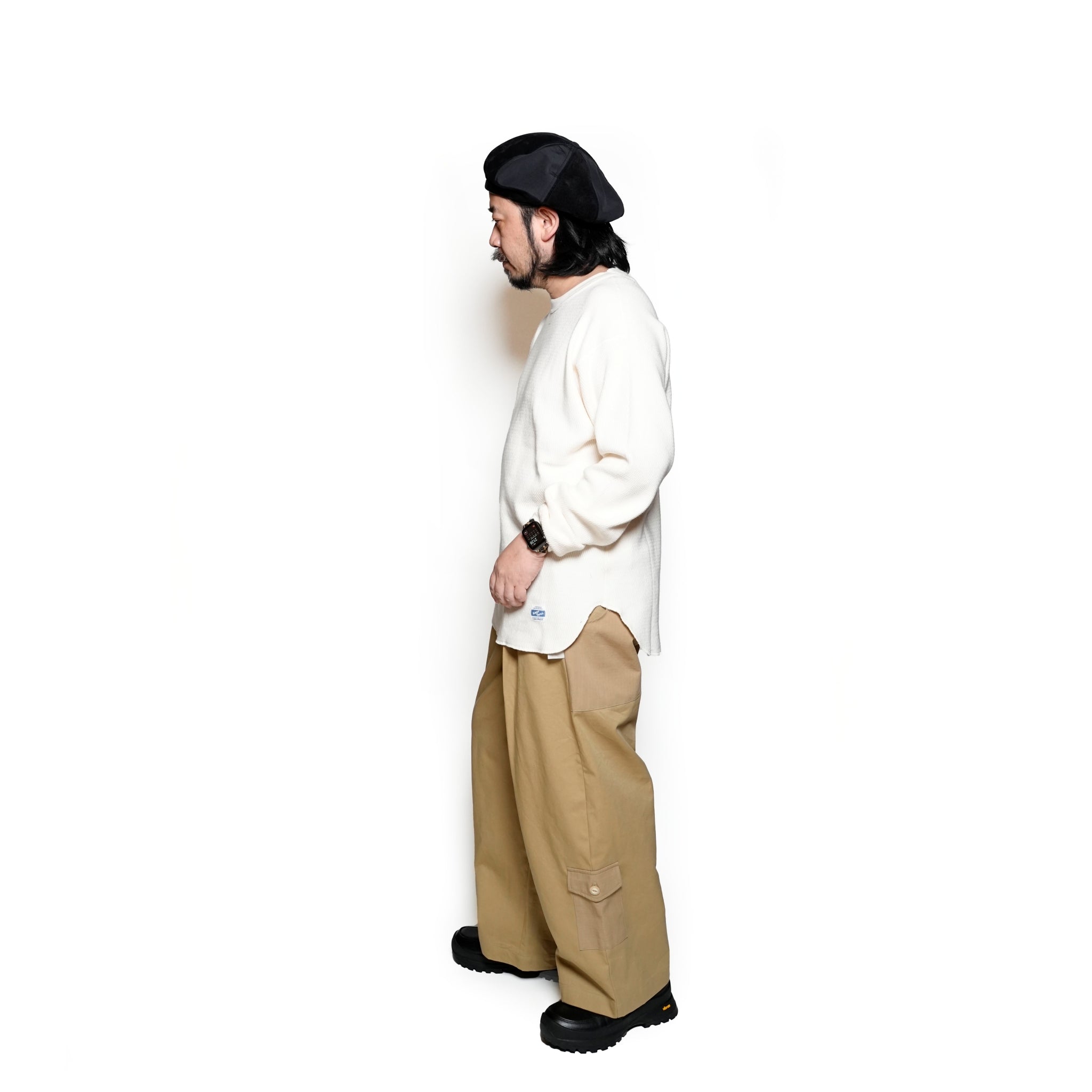 G63302A_BG | PATCHWORK WIDE WORK PANTS A type- BG【GORT_ゴート】