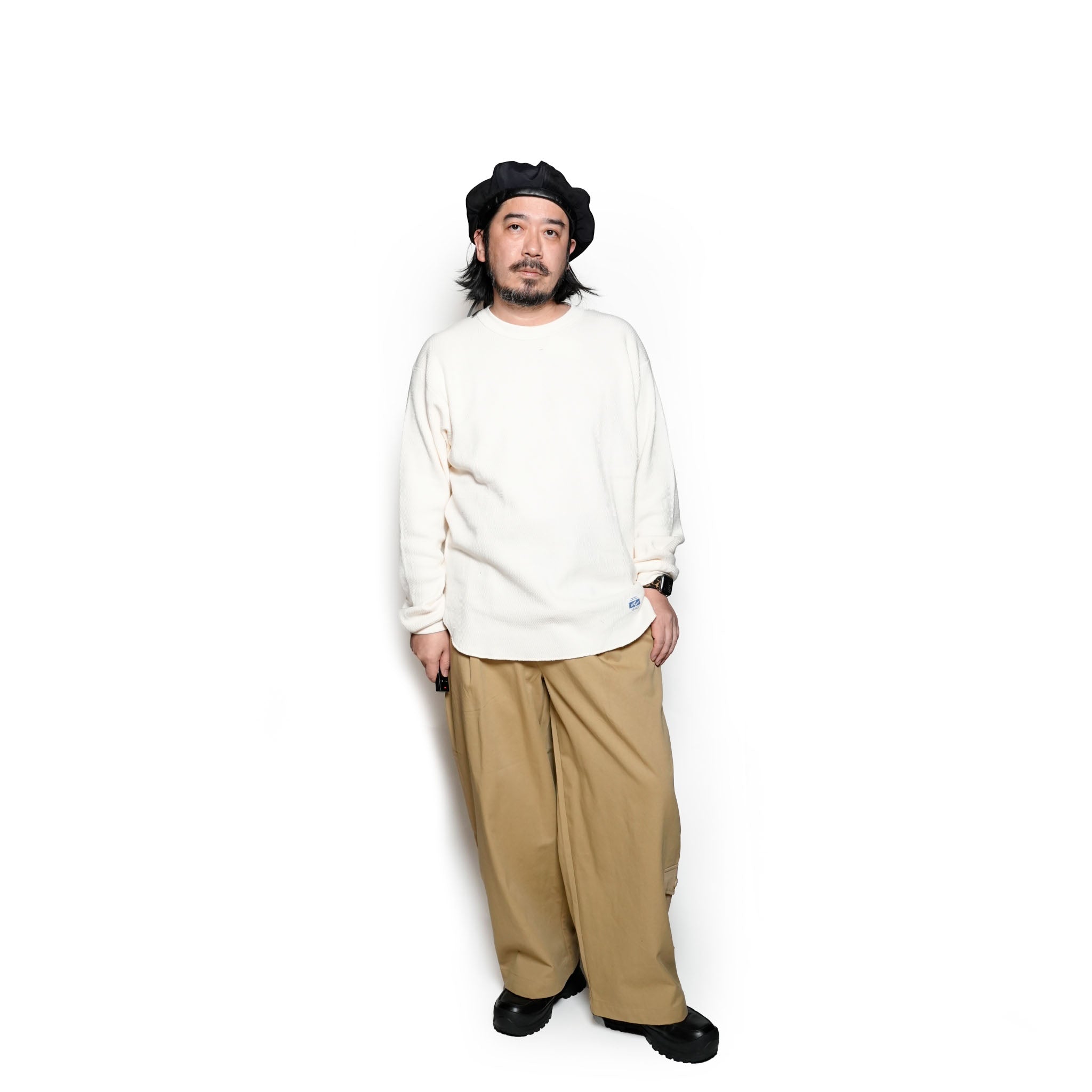 G63302A_BG | PATCHWORK WIDE WORK PANTS A type- BG【GORT_ゴート】