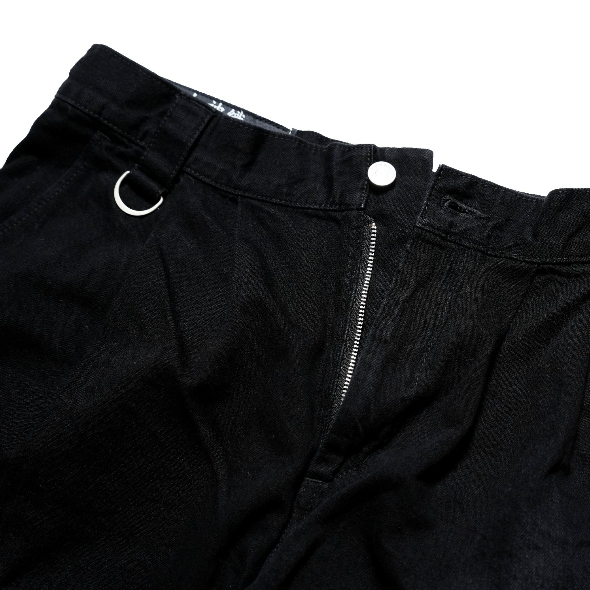 VG-PT-425_Black | VGW Type-2 wide denim pants | Black【VIRGOwearworks_ヴァルゴウェアワークス】 【VIRGOwearworks×女神織DENIMES】)