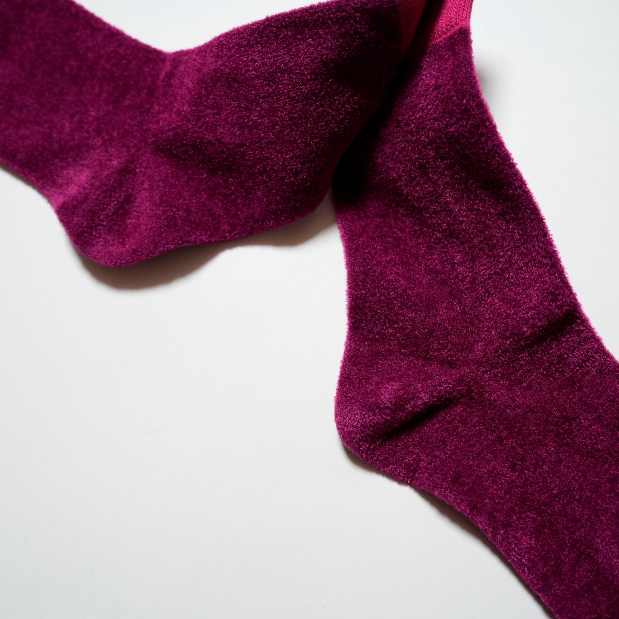 [SW-05] Velour Style Socks | Color:Pink【DECKA QUALITY SOCKS_デッカクオリティソックス】【SHOWATABÉ】