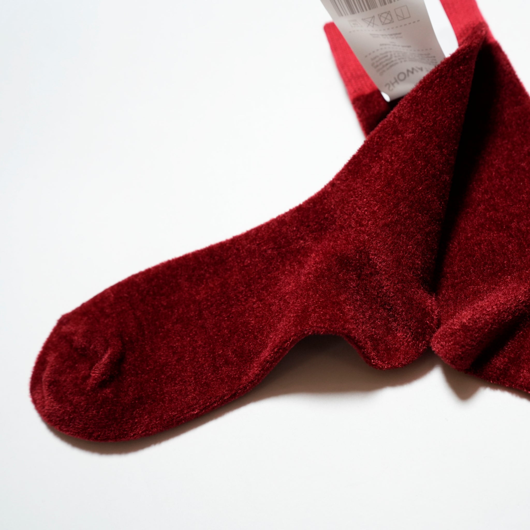 [SW-05] Velour Style Socks | Color:Red【DECKA QUALITY SOCKS_デッカクオリティソックス】【SHOWATABÉ】