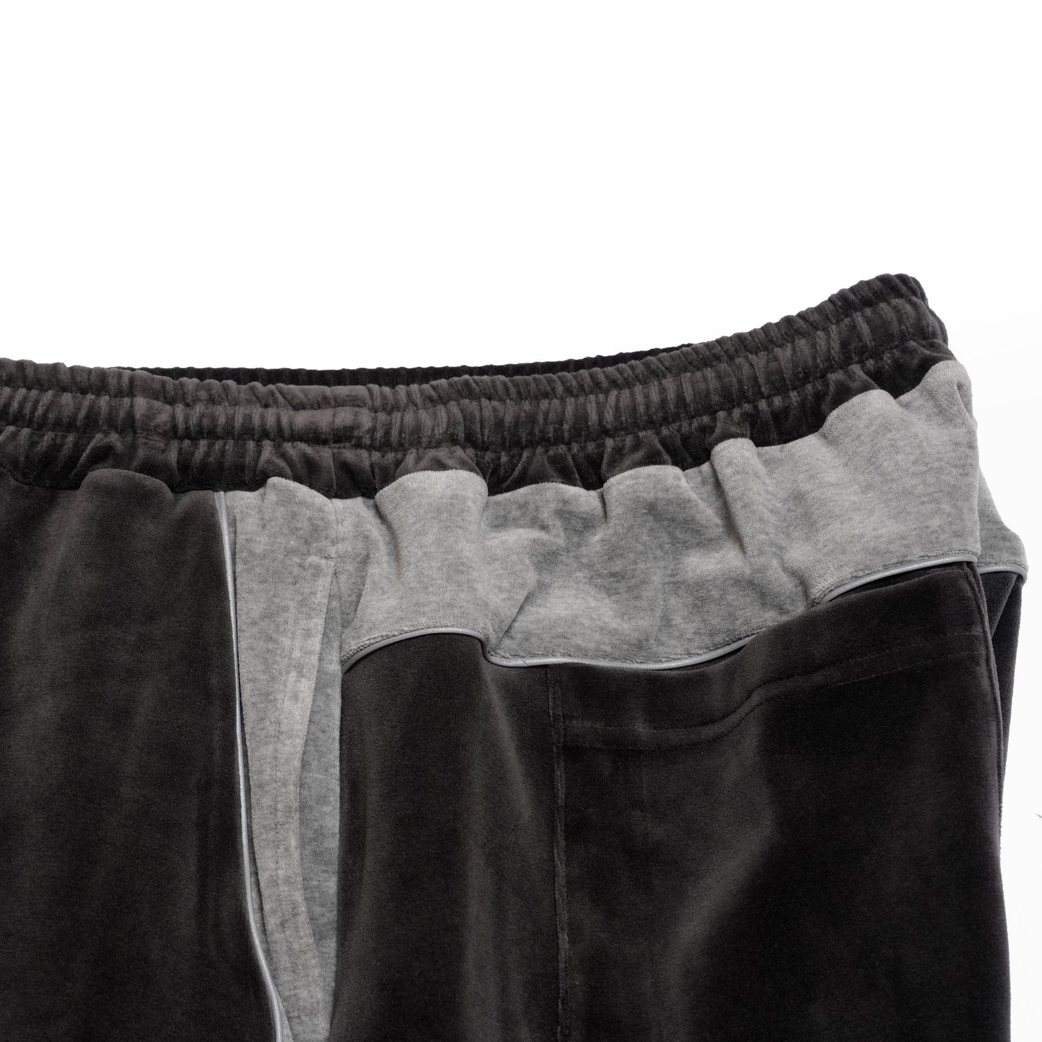 VELOUR TRACK EZ | Color_Charcoal | No_voo-1243_charcoal【VOO_ヴォー】