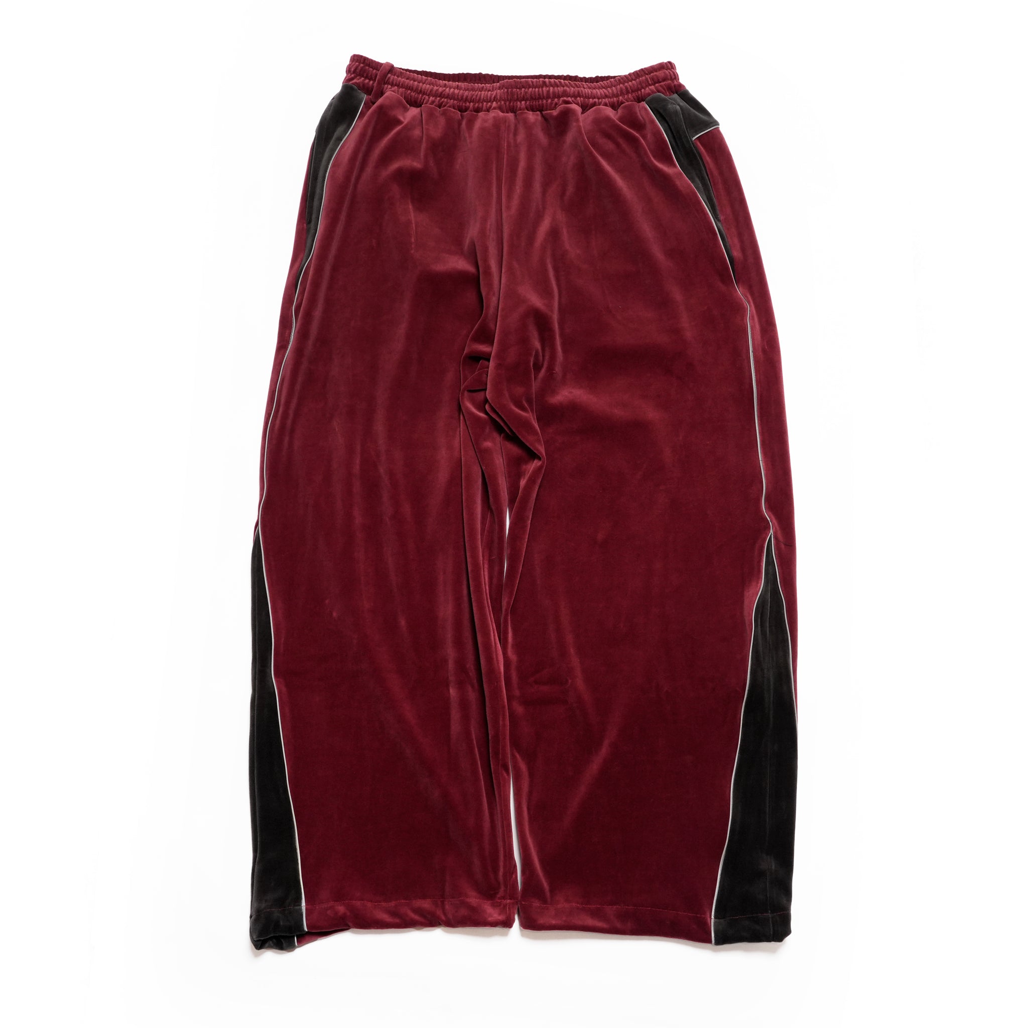 VELOUR TRACK EZ | Color_Wine | No_voo-1243_wine【VOO_ヴォー】