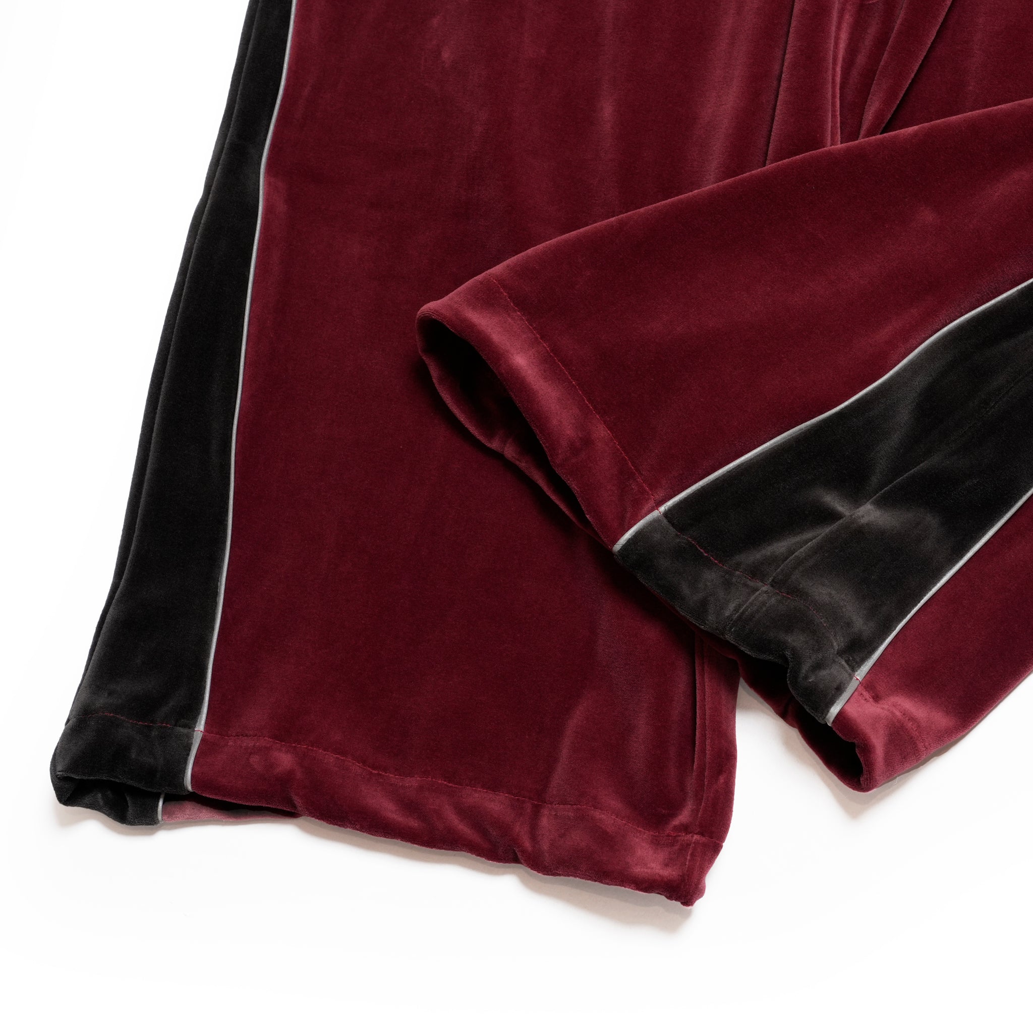 VELOUR TRACK EZ | Color_Wine | No_voo-1243_wine【VOO_ヴォー】