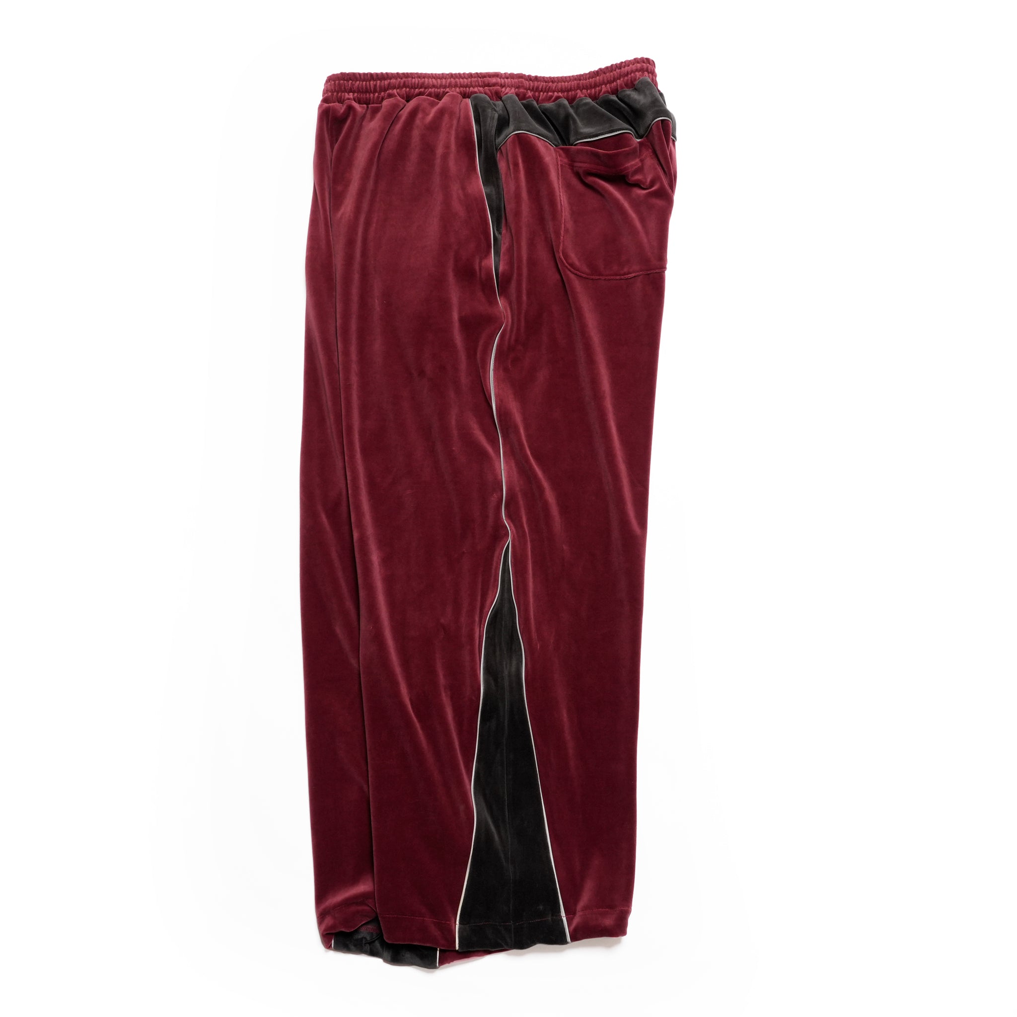 VELOUR TRACK EZ | Color_Wine | No_voo-1243_wine【VOO_ヴォー】