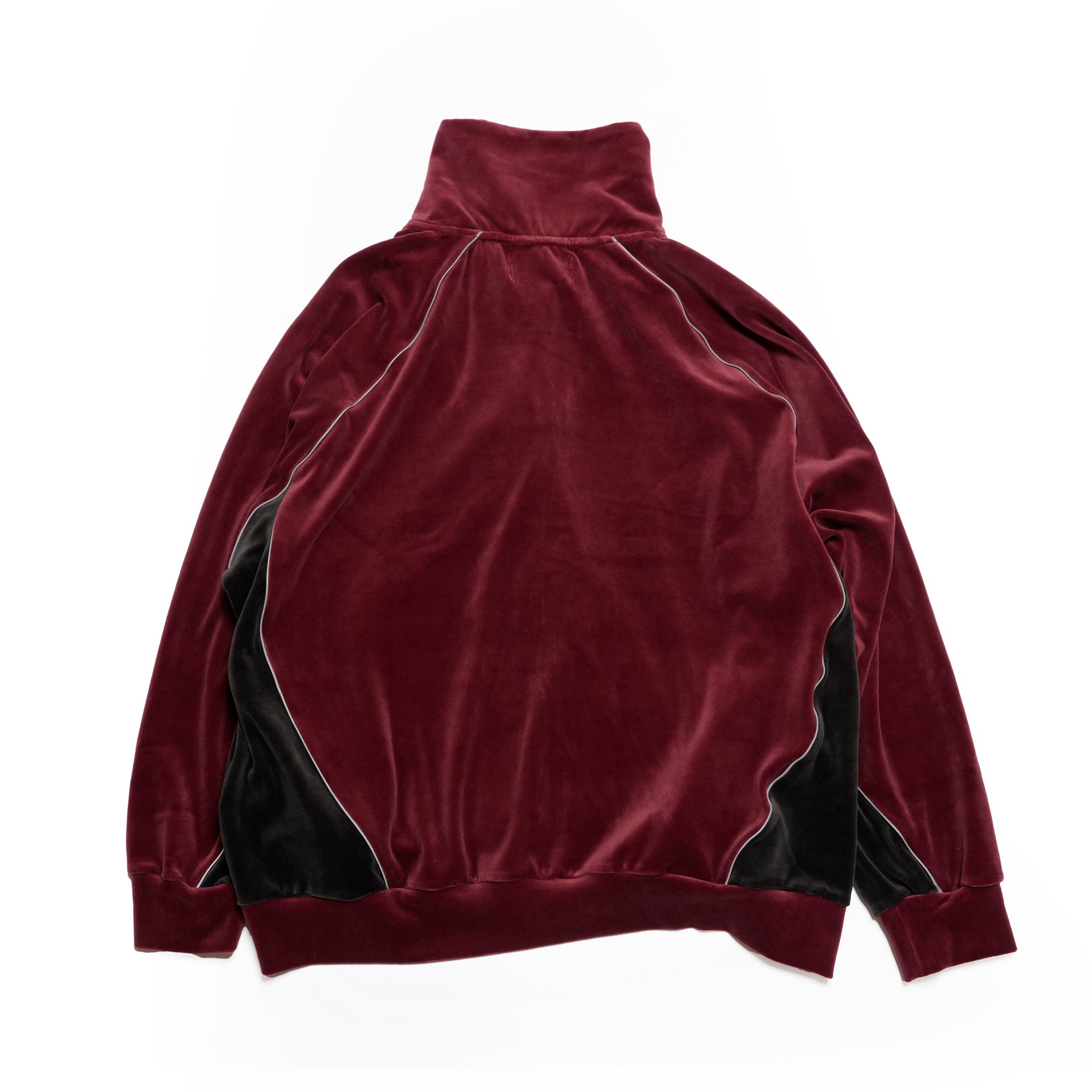 VELOUR TRACK JACKET | Color_Wine | No_voo-1242_wine【VOO_ヴォー】