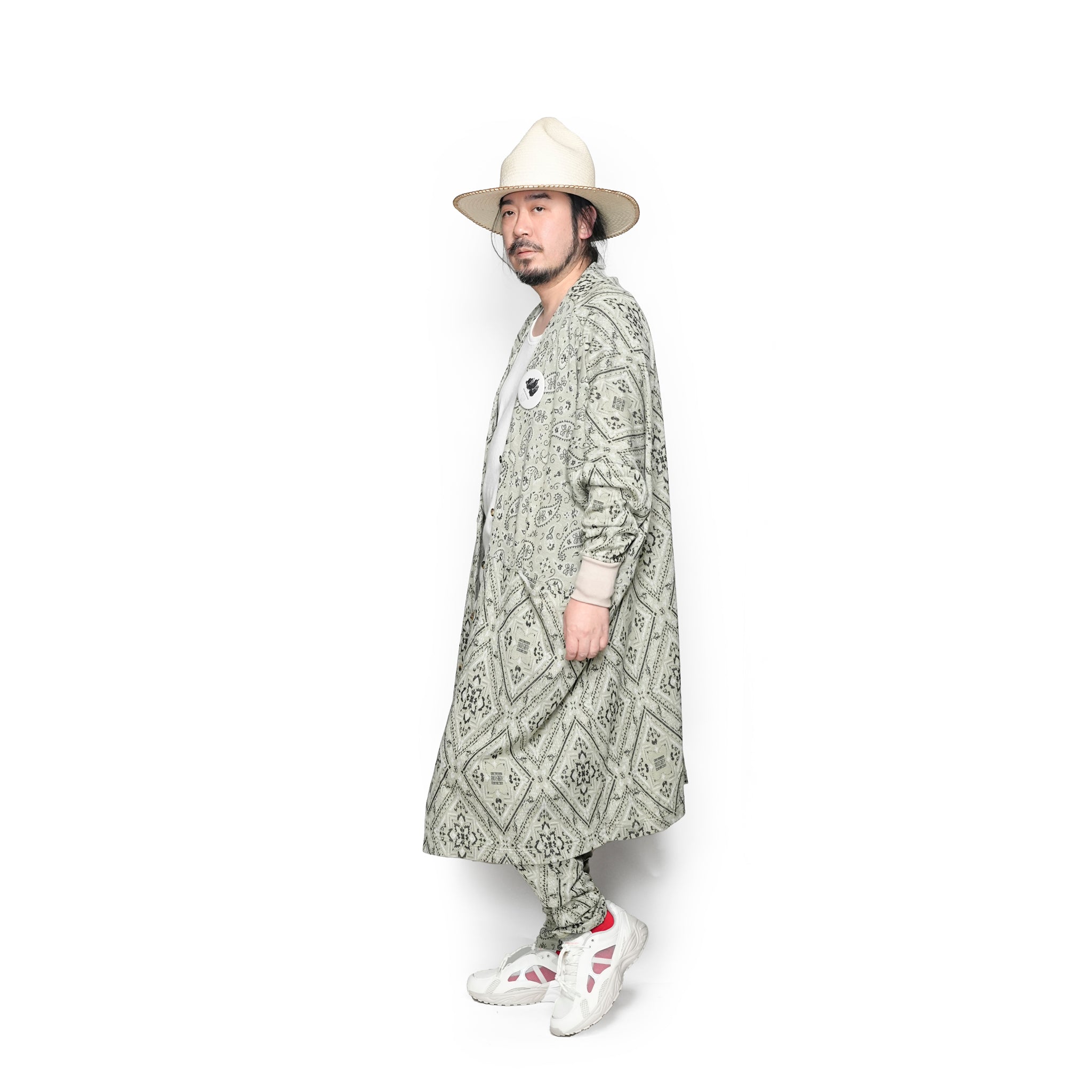 SF25SS-16_Beige | Bandana JQ Cardigan | Color:Beige【STOF_ストフ】
