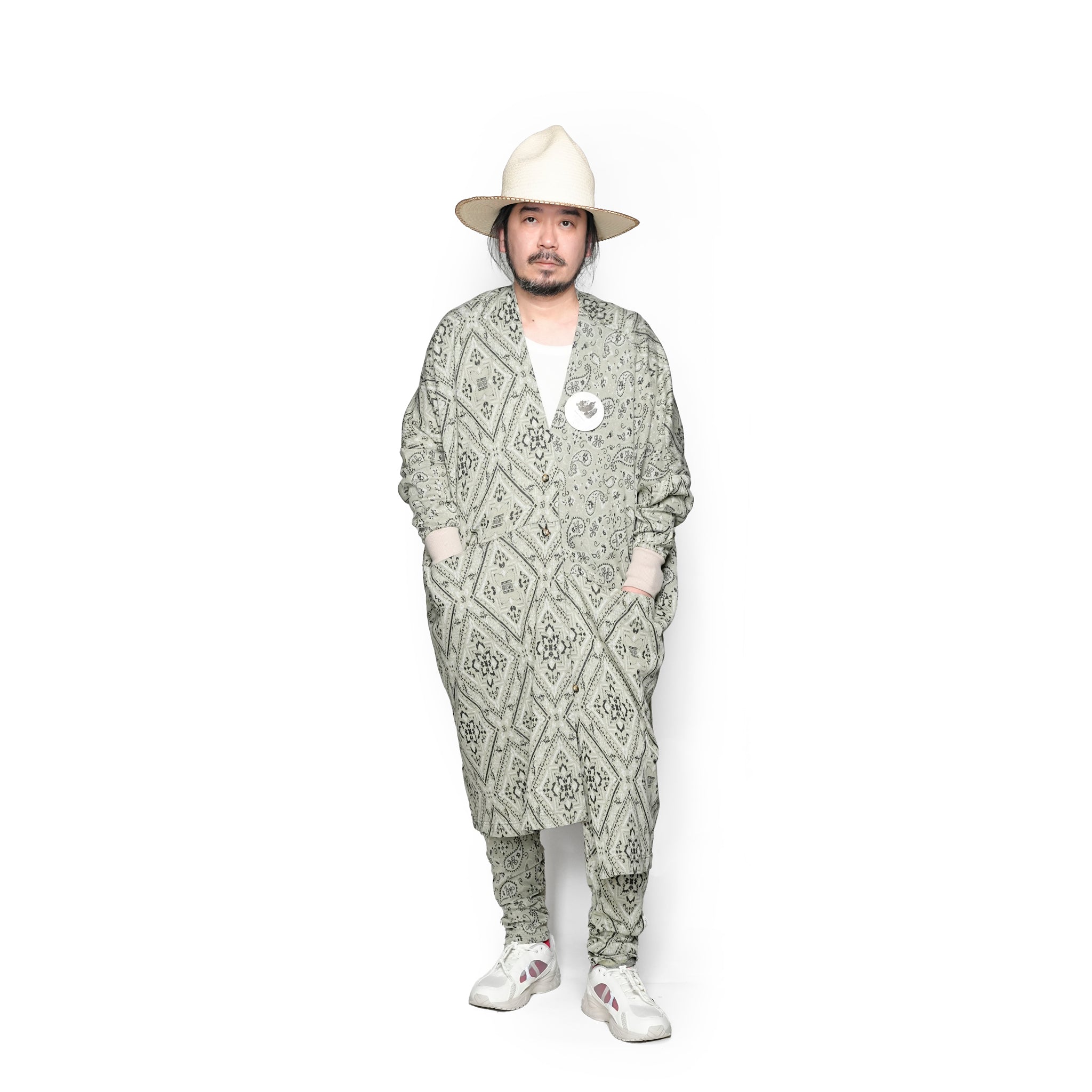 SF25SS-16_Beige | Bandana JQ Cardigan | Color:Beige【STOF_ストフ】