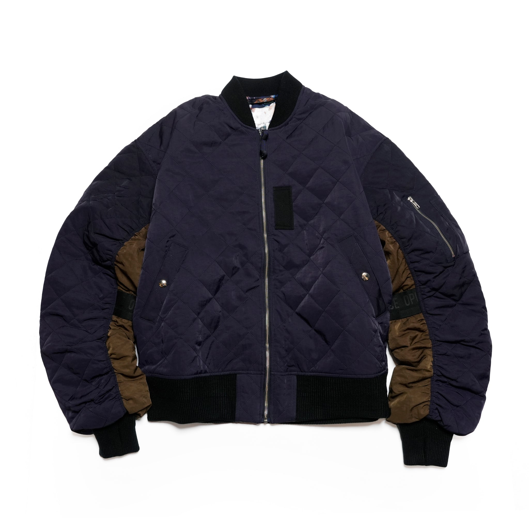 キルティングボンバージャケット | Color_Navy | No_opizi254019_navy【OPULENCE_オーピュレンス】