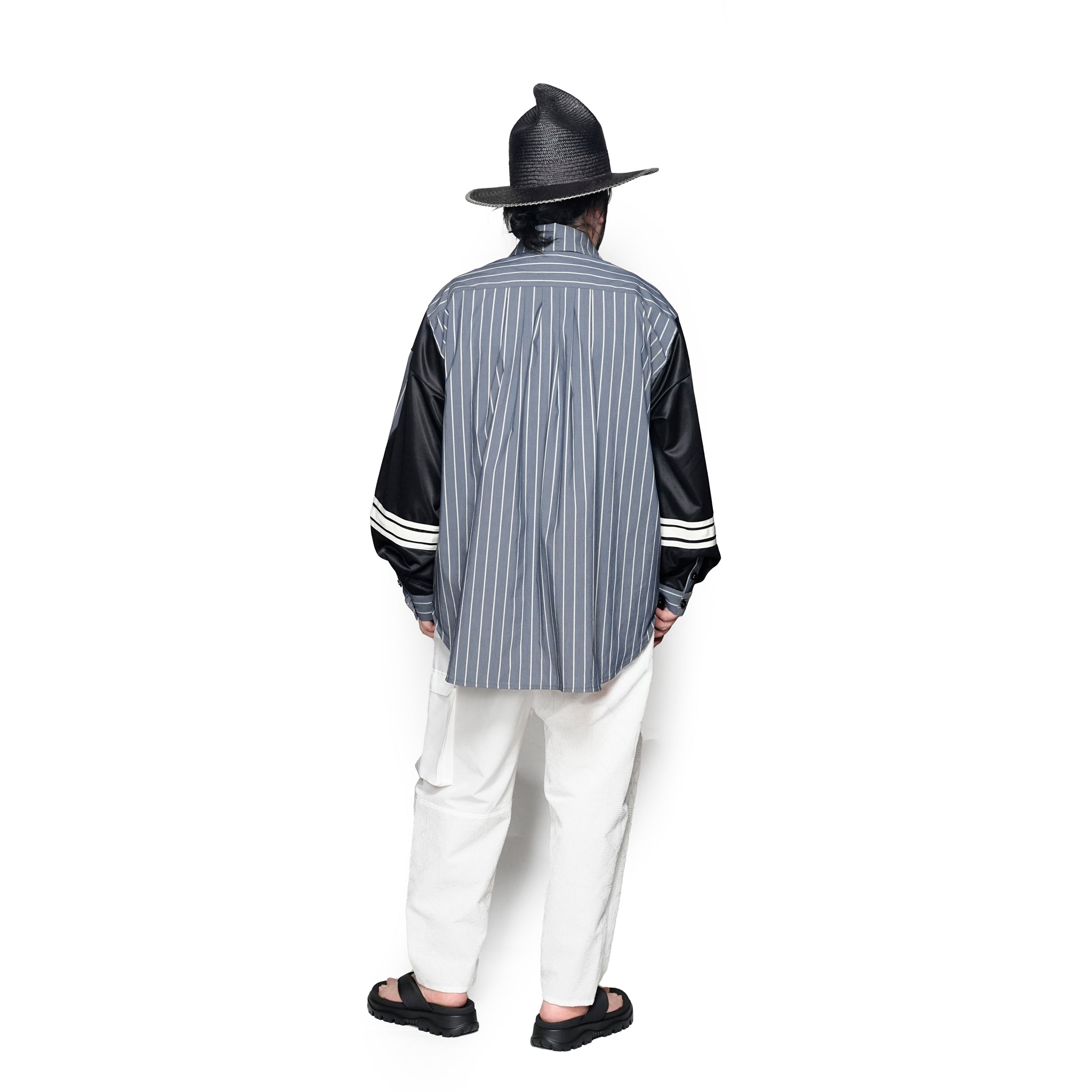 SF25SS-10_White | Stone Yard Floc Wide Pants | Color:White【STOF_ストフ】