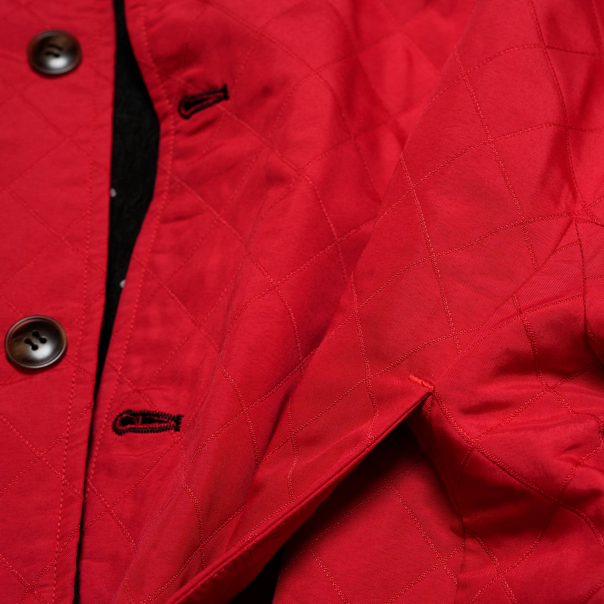 dot reversible quilt jacket | Color_Black | No_wht25fjk4051_bk【WHYTO_ホワイト】