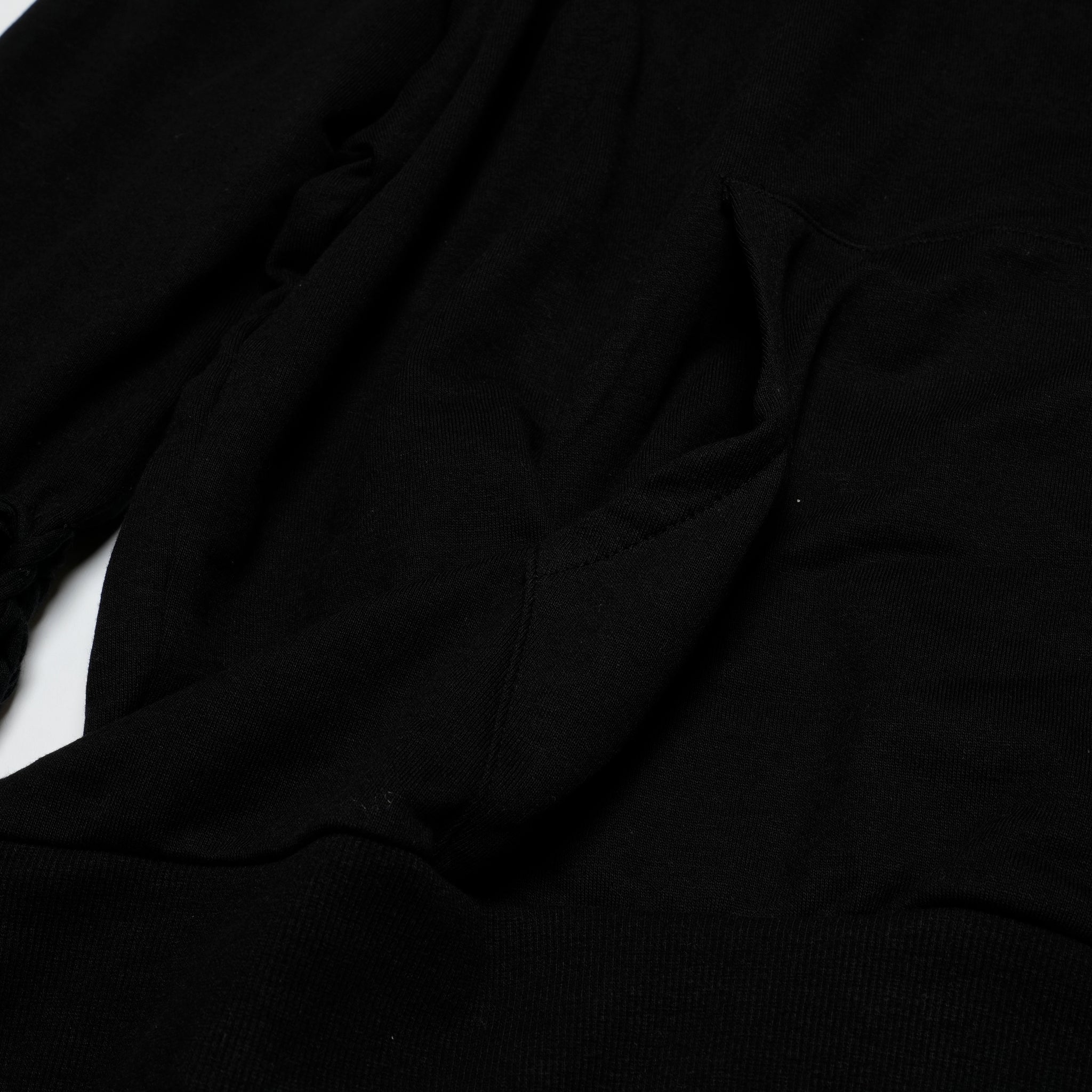 BSD25SS-03_Black | Loose Sleeve Parka | Color:Black【BEDSIDEDRAMA_ベッドサイドドラマ】【archive】